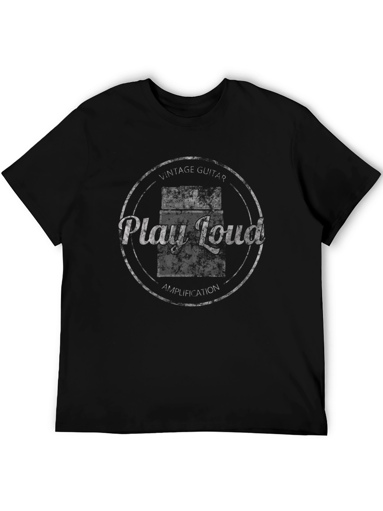 Vintage Guitar Amplifier T-Shirt - Play Loud