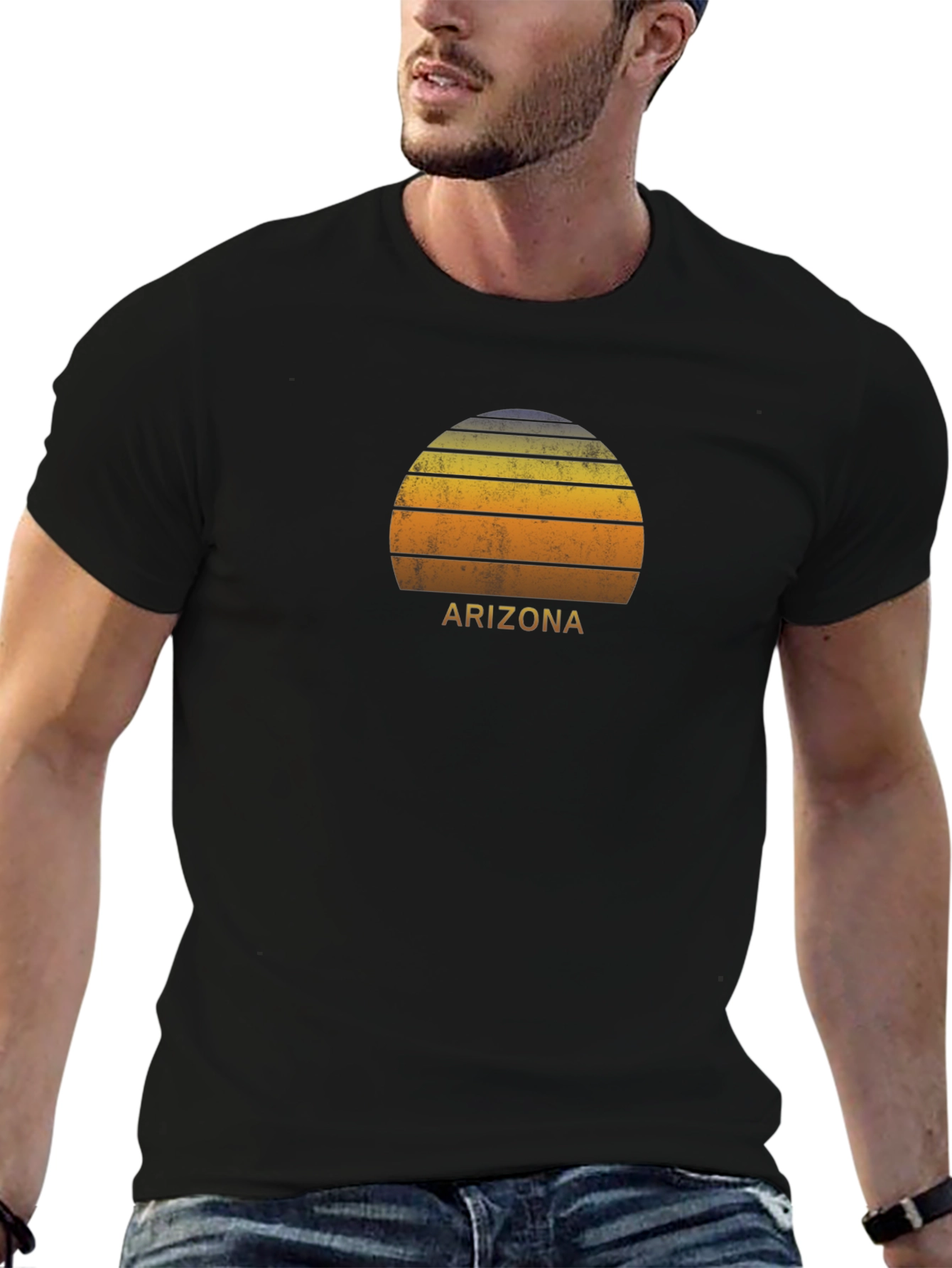 Arizona Sunset Graphic Tee - Retro Style