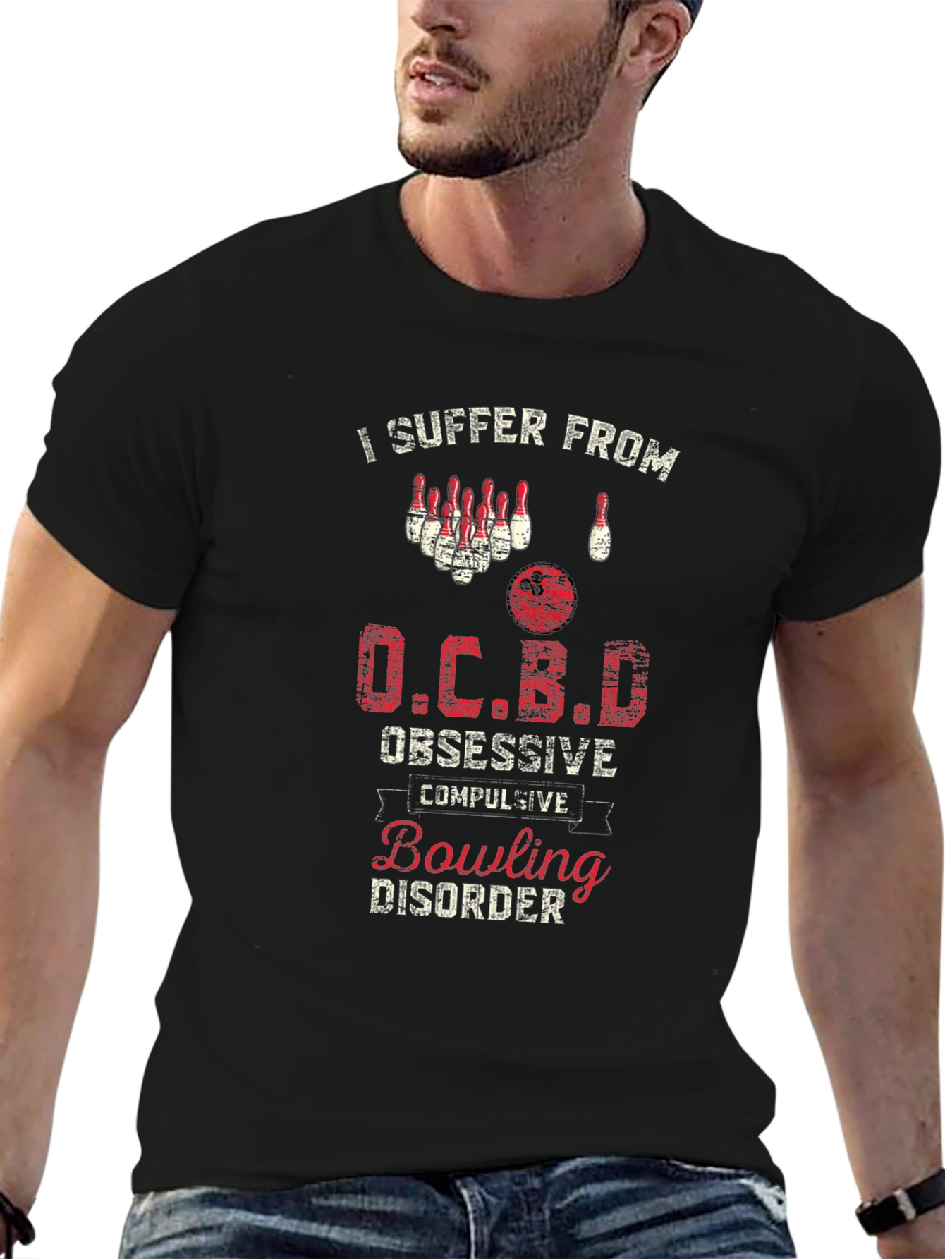 OCBD Bowling Disorder T-Shirt - Funny Bowler Tee
