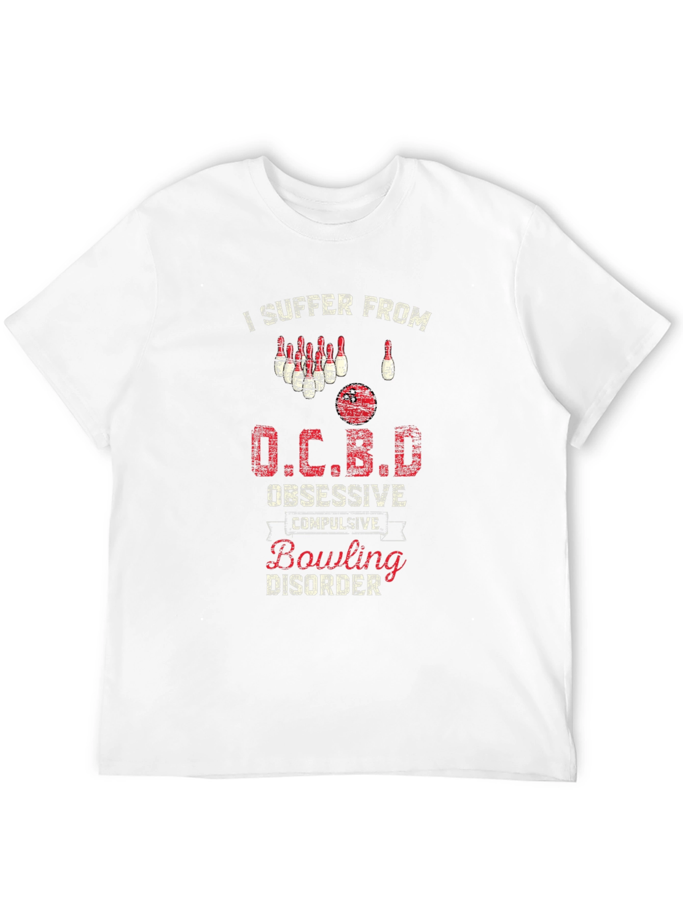 OCBD Bowling Disorder T-Shirt - Funny Bowler Tee