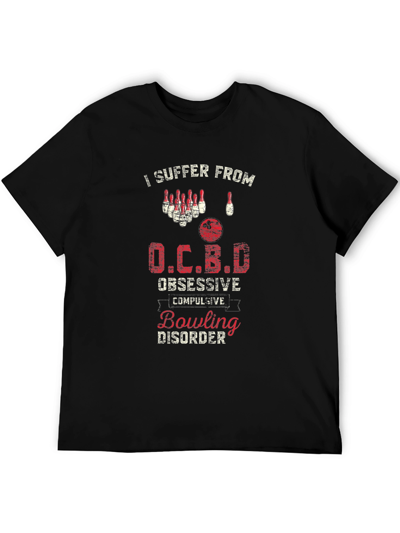 OCBD Bowling Disorder T-Shirt - Funny Bowler Tee