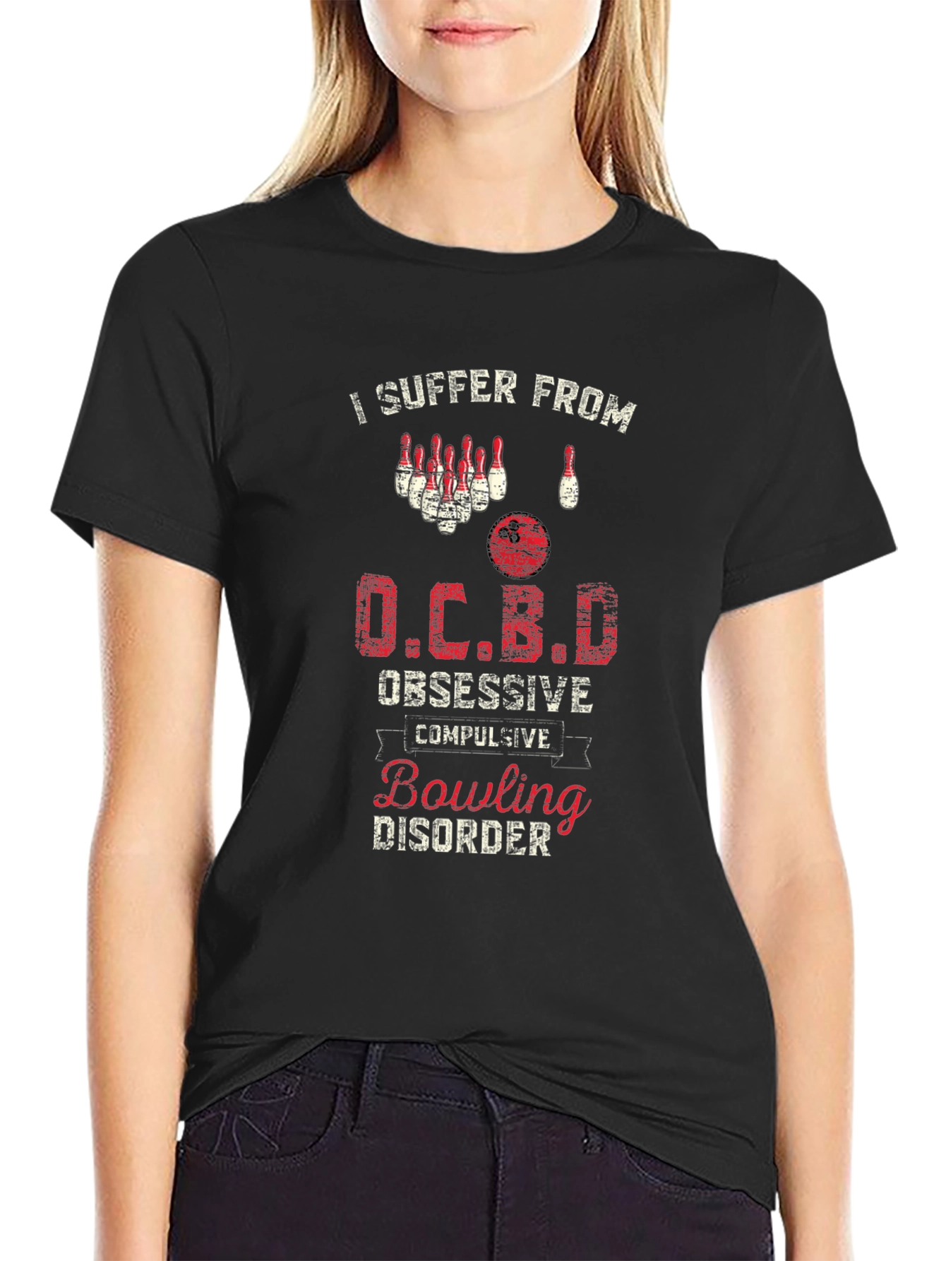 OCBD Bowling Disorder T-Shirt - Funny Bowler Tee