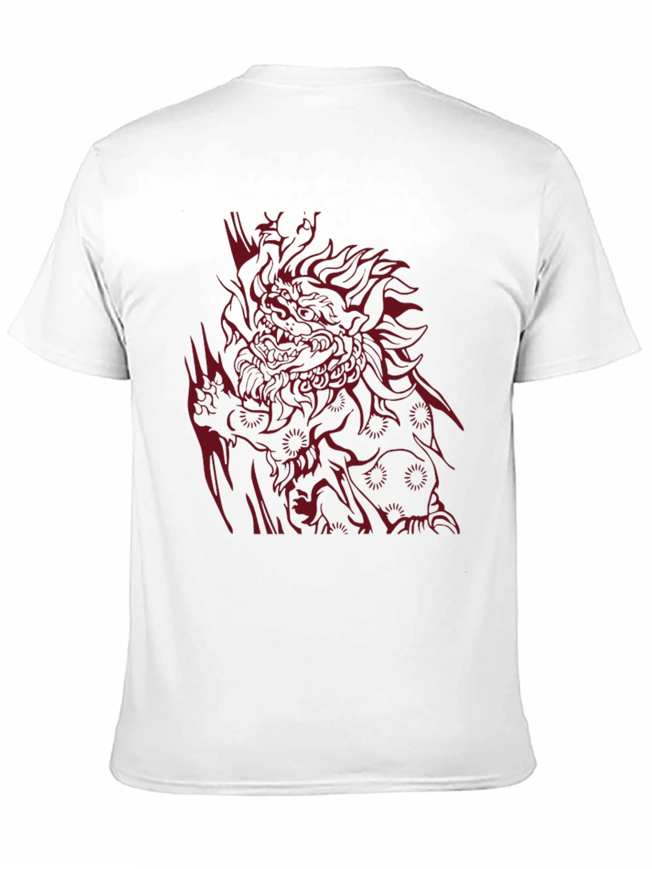 Bold Graphic Tee: Dragon Design