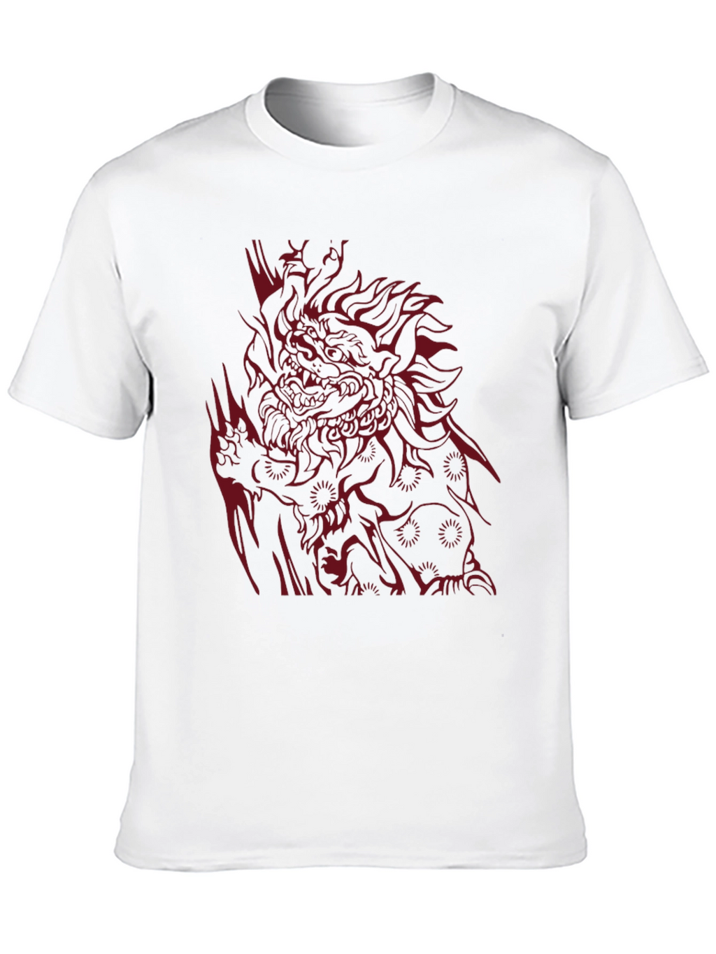 Bold Graphic Tee: Dragon Design