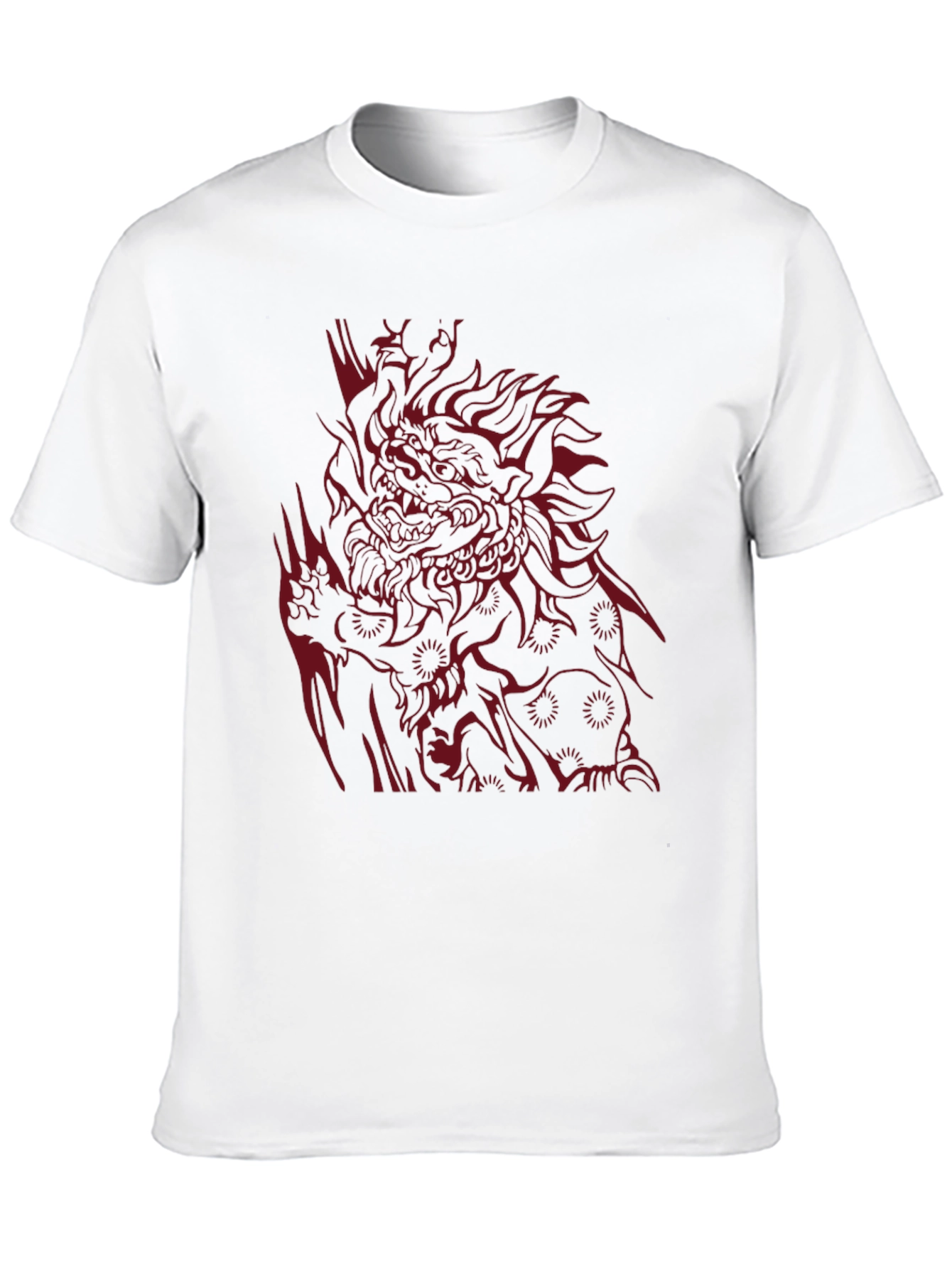Bold Graphic Tee: Dragon Design