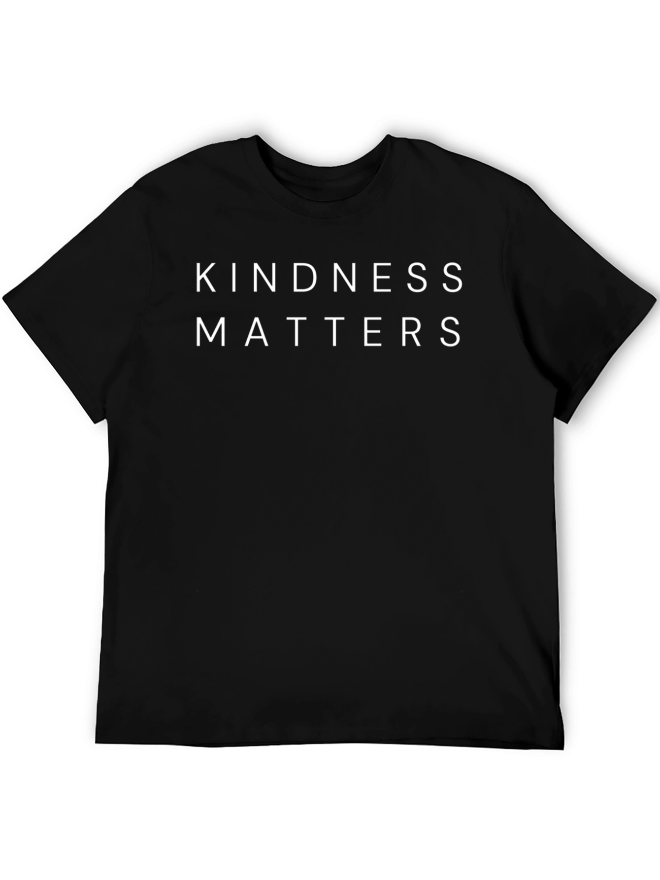 Kindness Matters Black T-Shirt | Soft Cotton Casual Wear