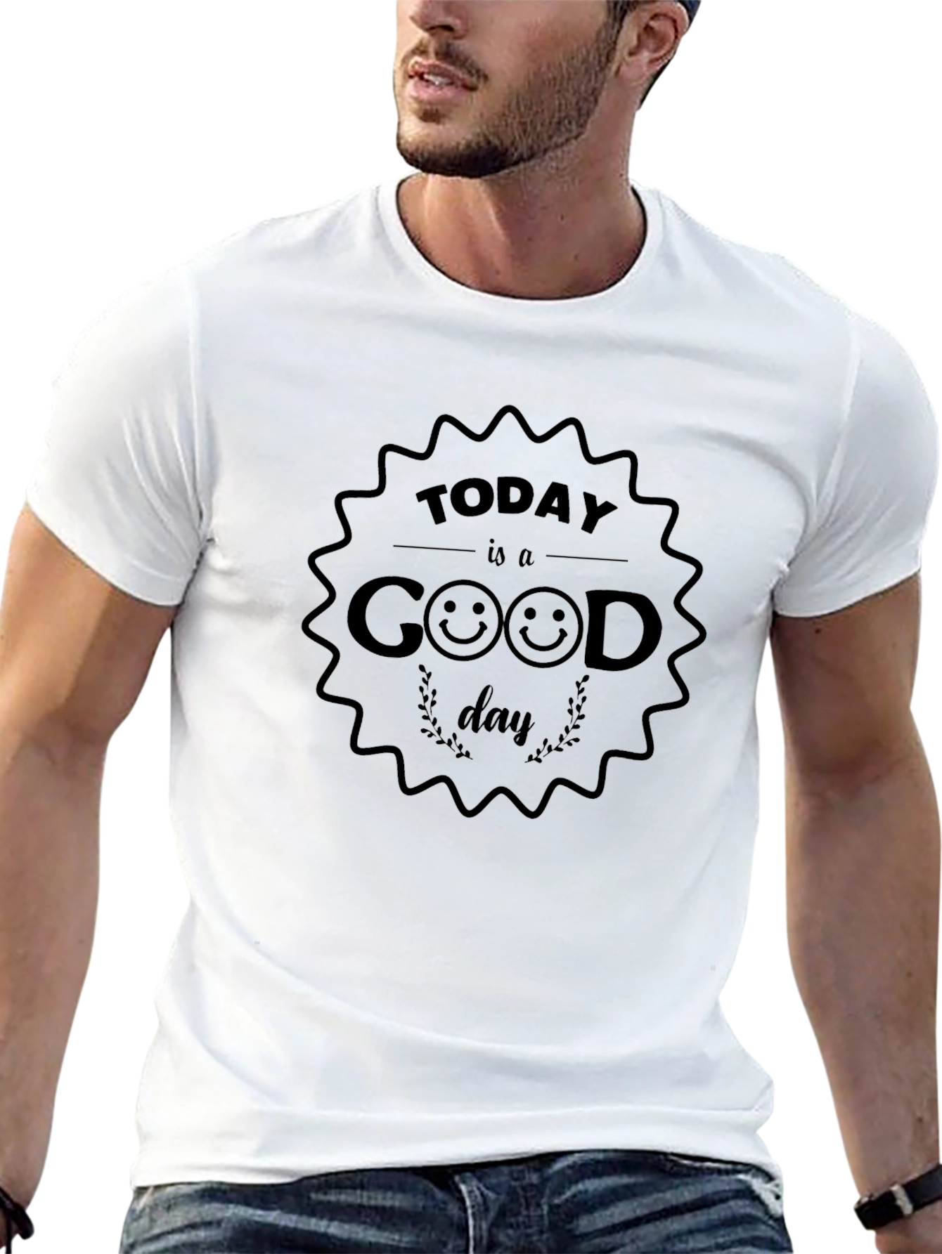 Today is a Good Day Graphic Tee - Black