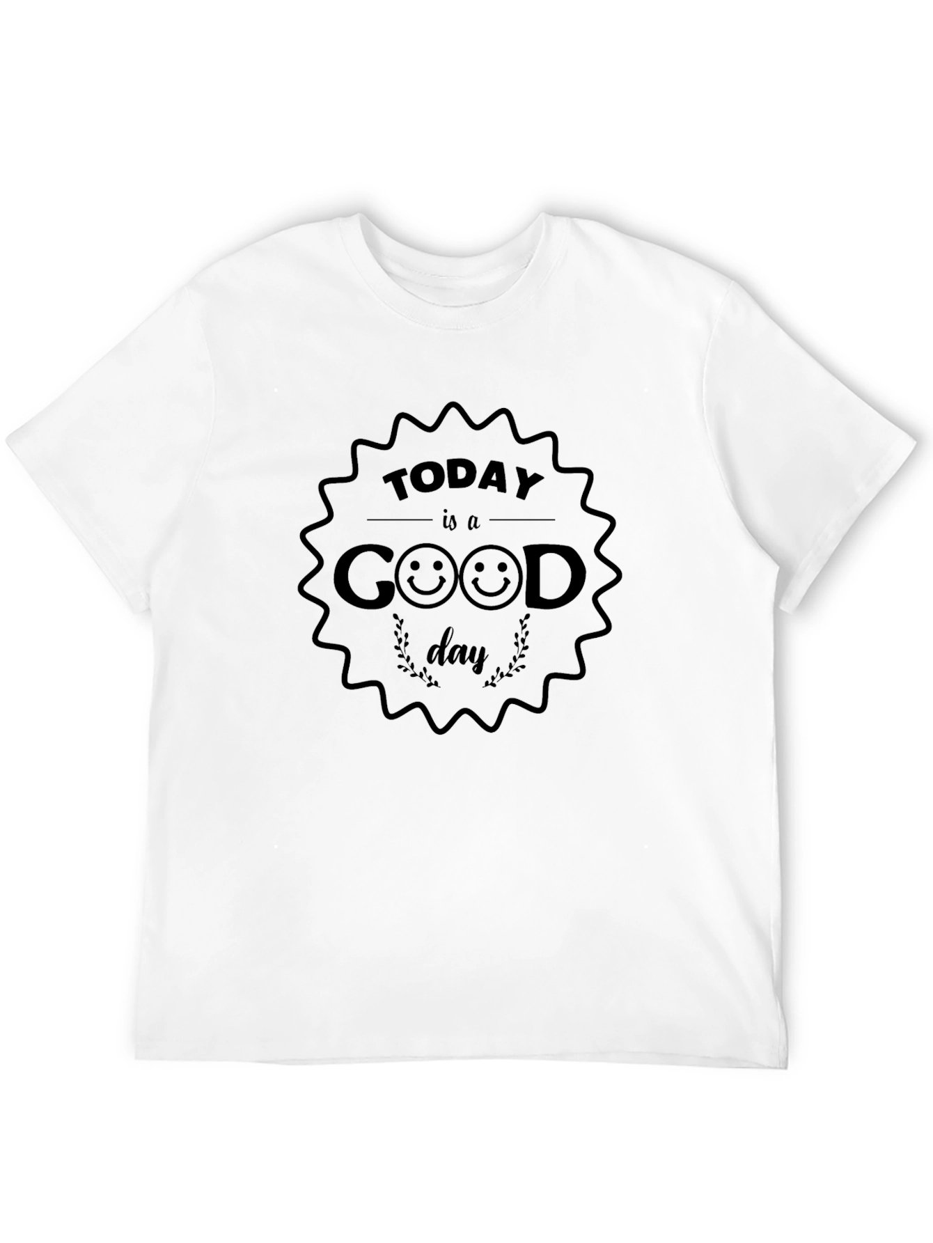 Today is a Good Day Graphic Tee - Black