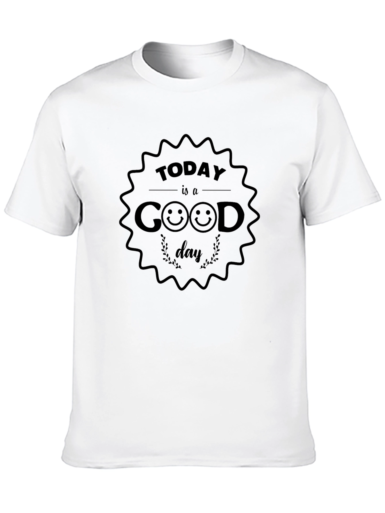 Today is a Good Day Graphic Tee - Black