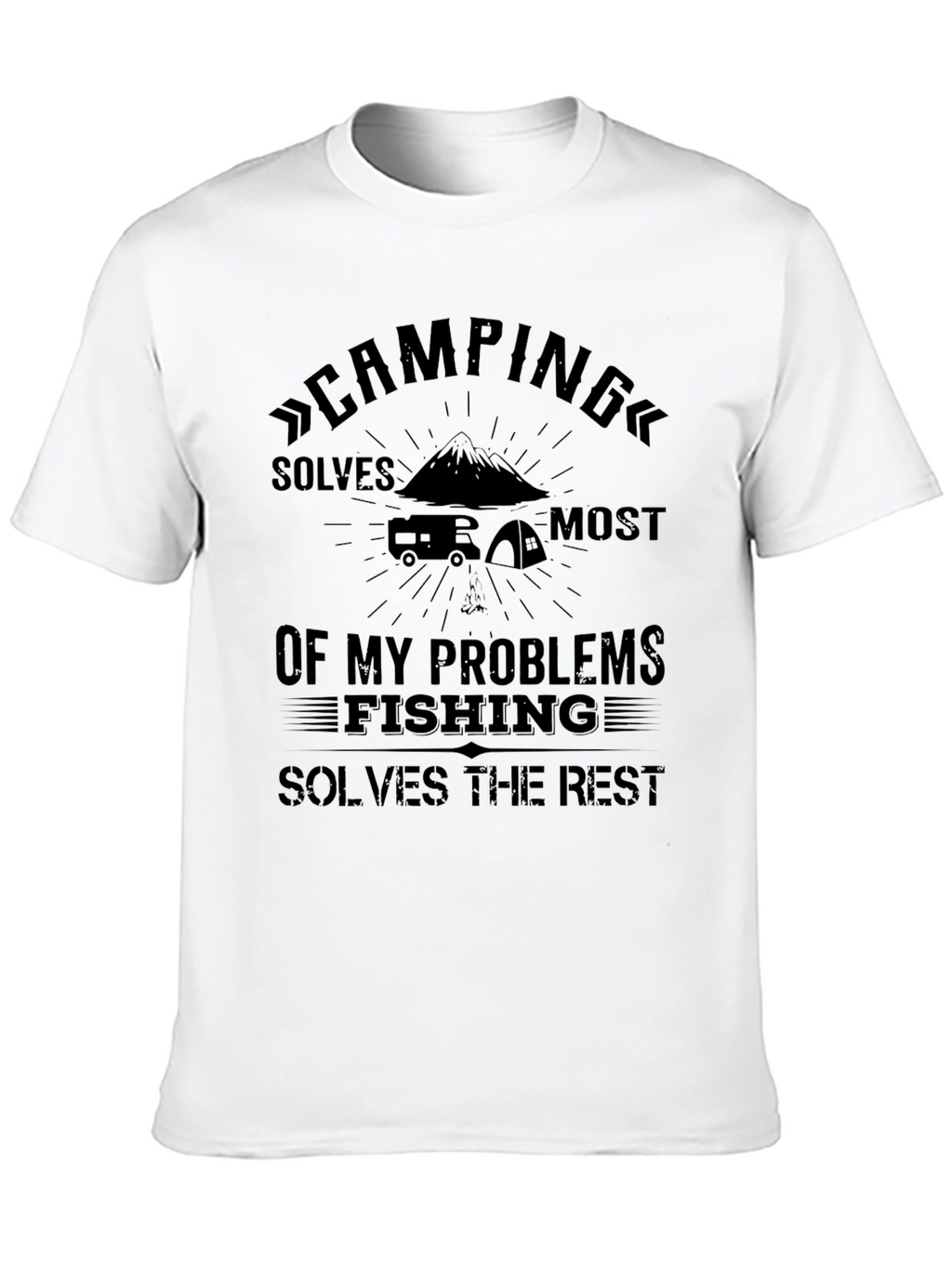 Camping & Fishing Problem Solver T-Shirt