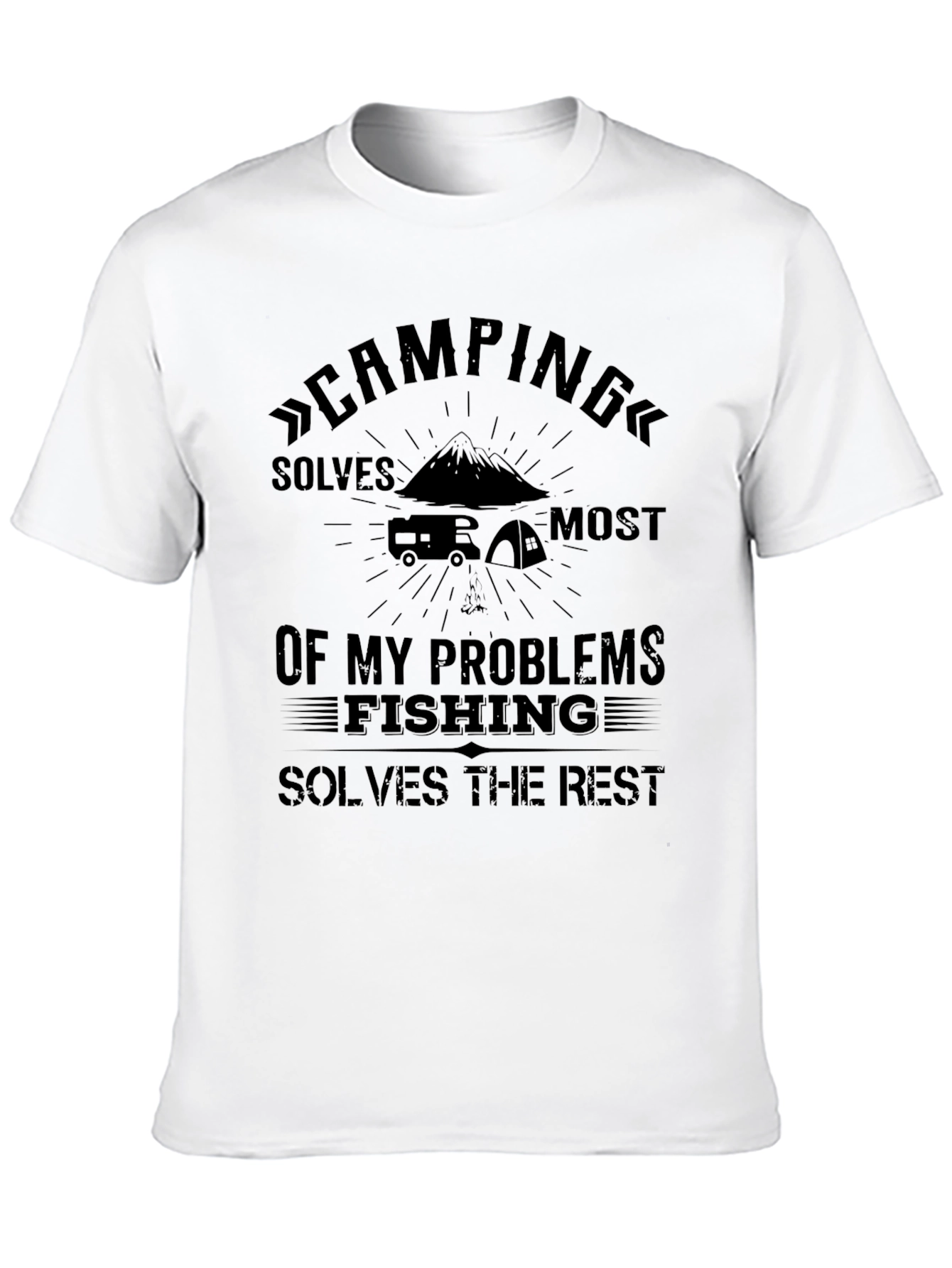Camping & Fishing Problem Solver T-Shirt