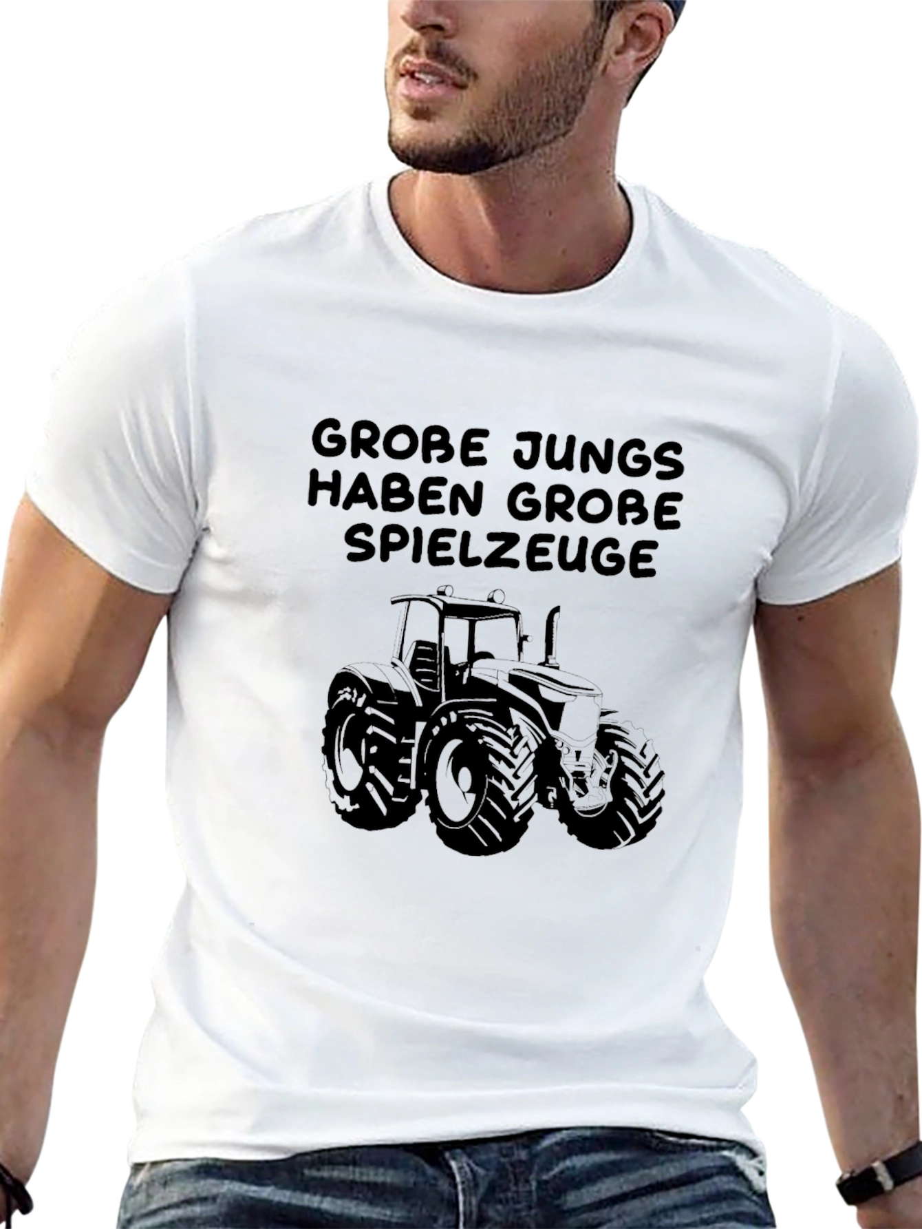 Grobe Jungs Tractor Graphic Tee