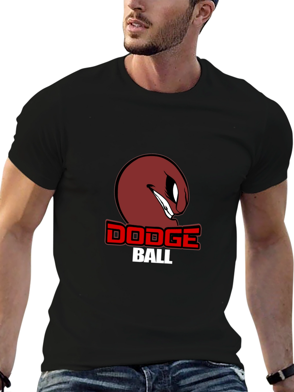Dodgeball T-Shirt: Cartoon Ball Graphic Tee