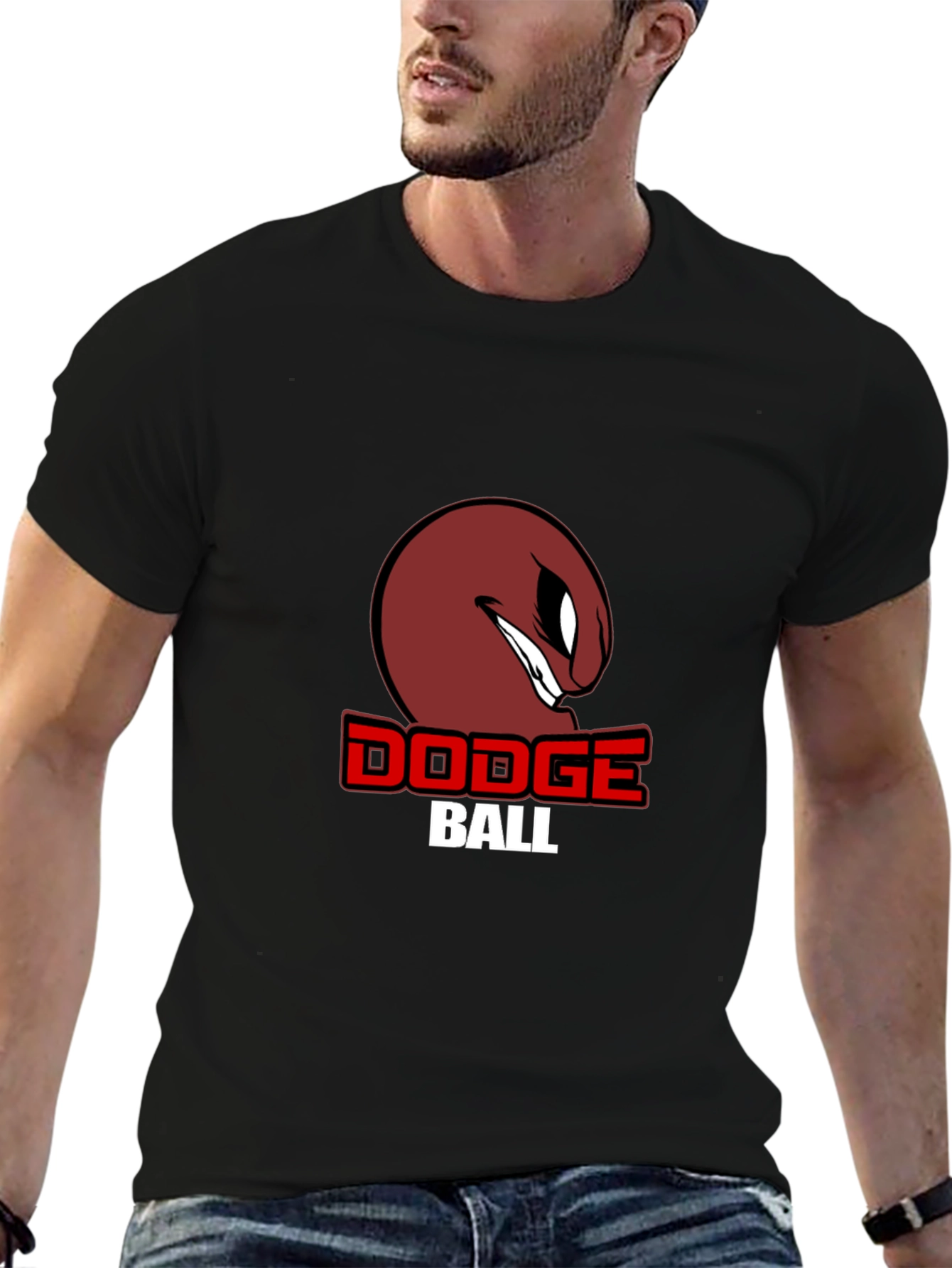 Dodgeball T-Shirt: Cartoon Ball Graphic Tee