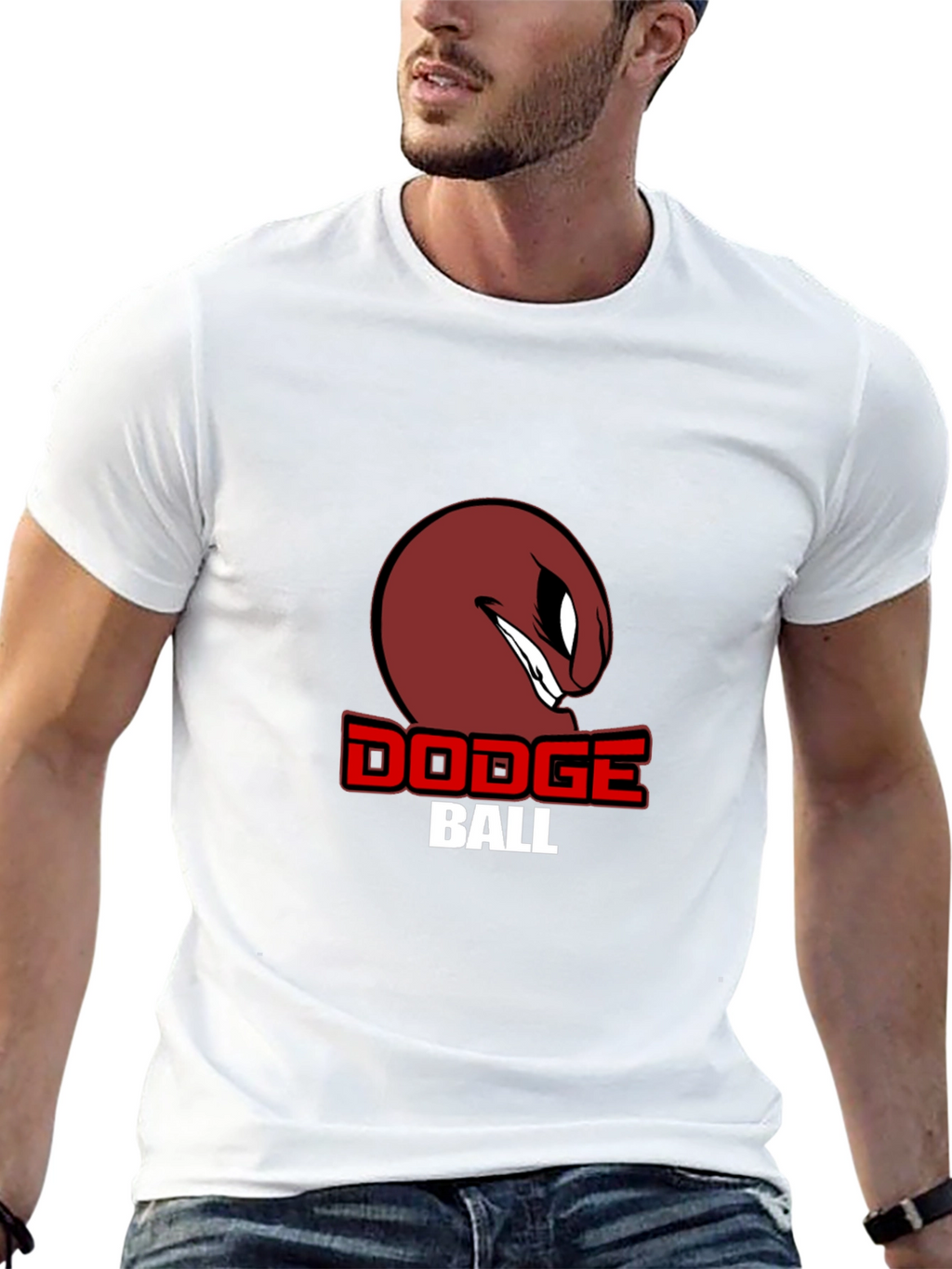 Dodgeball T-Shirt: Cartoon Ball Graphic Tee