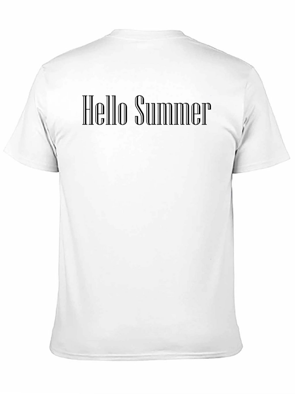 Mens Hello Summer Graphic Tee - Black