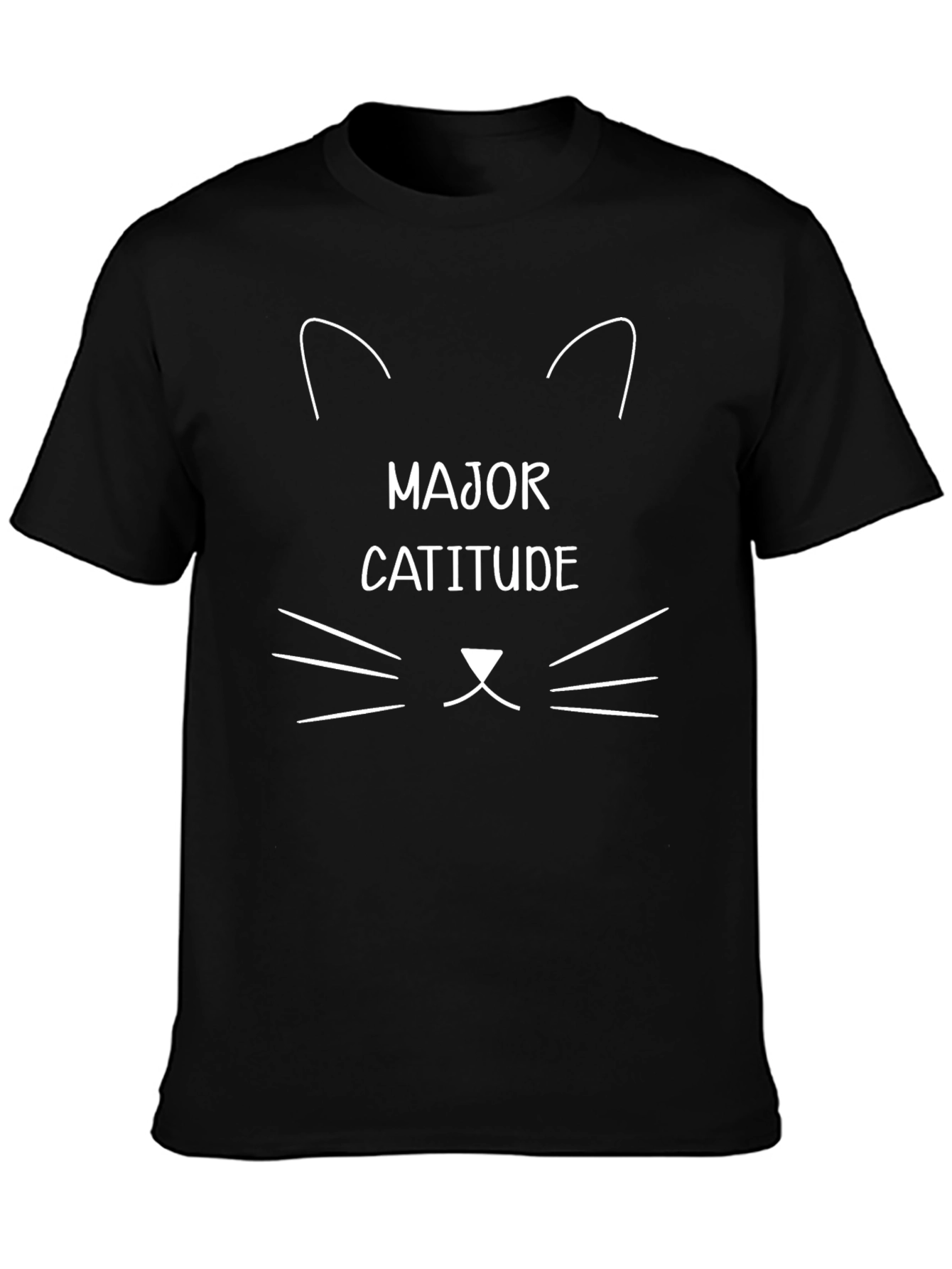 Major Catitude Tee - Funny Cat Lover Shirt