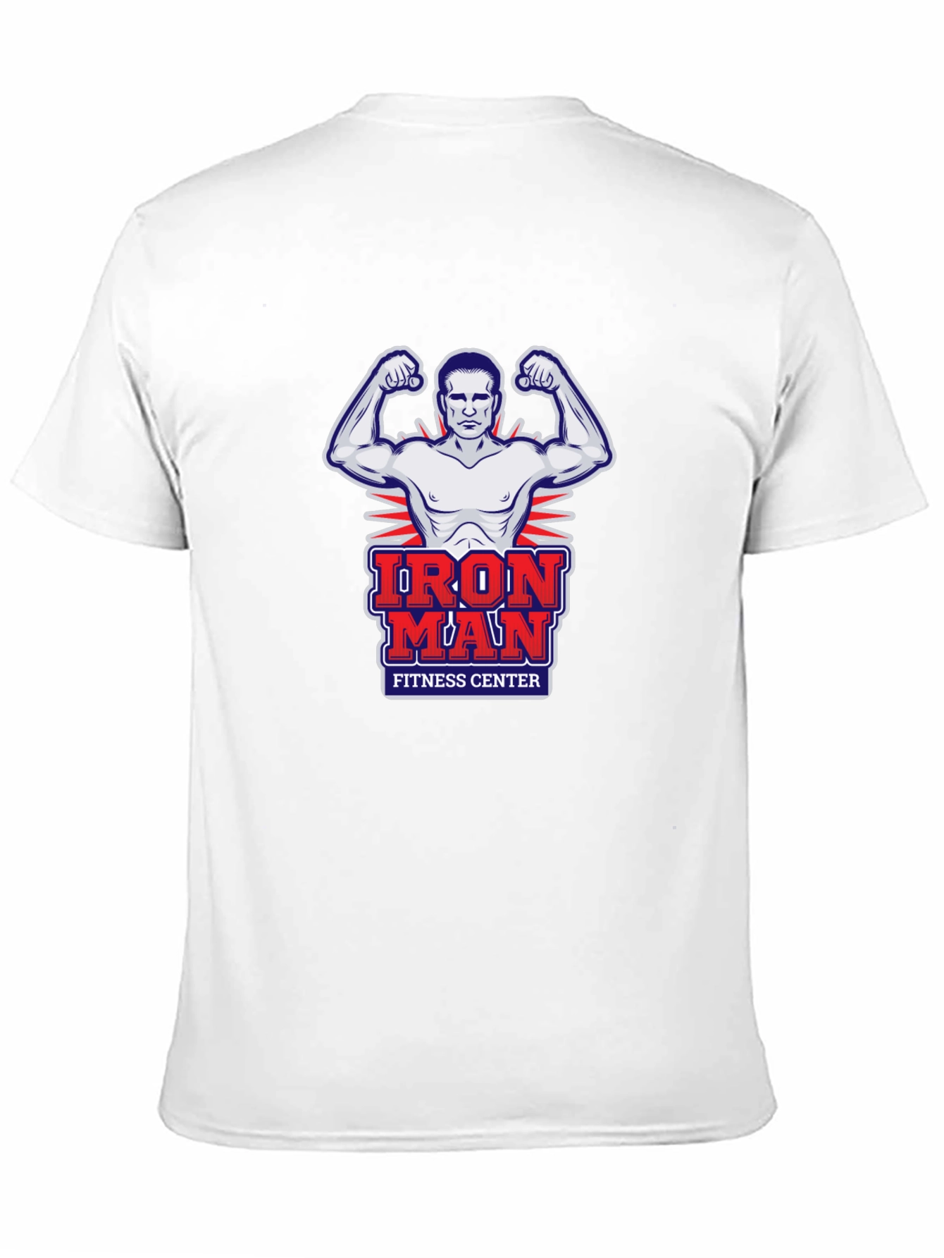 Iron Man Fitness Center Graphic T-Shirt