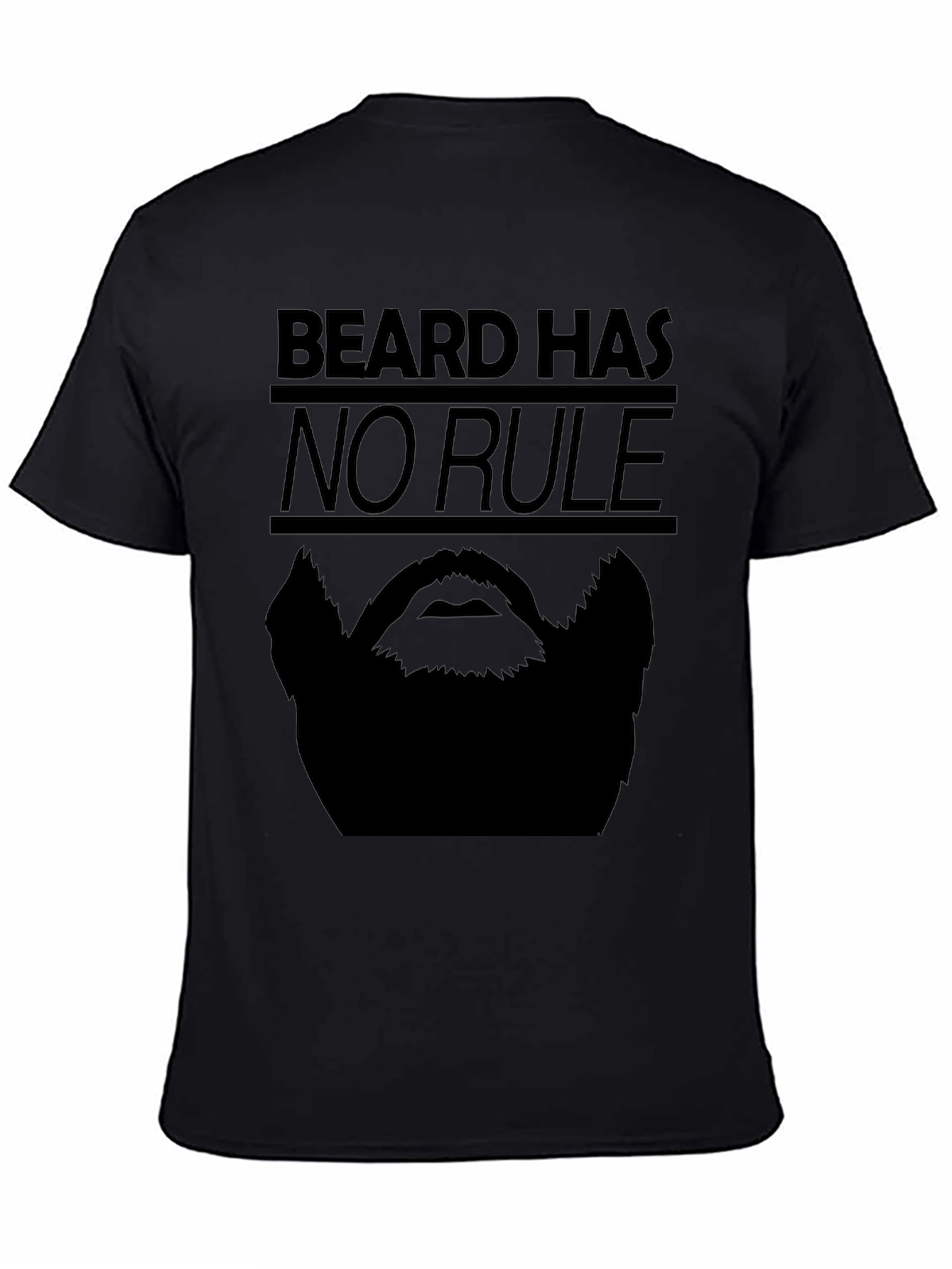 Beard Has No Rule Graphic Tee