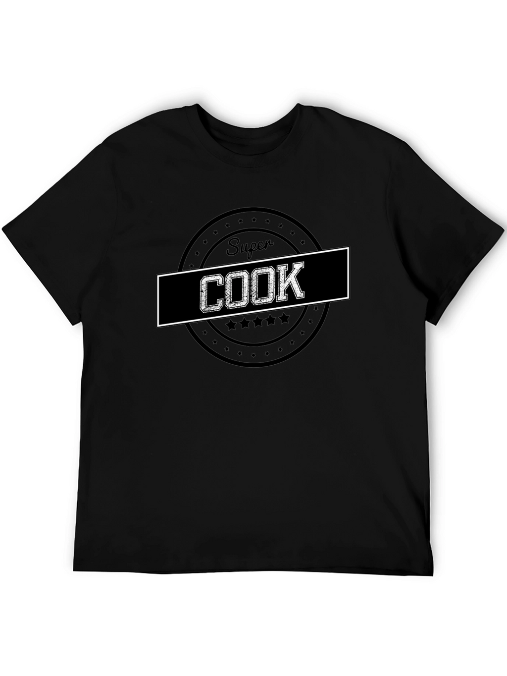 Super Cook Graphic T-Shirt - Black Cotton Tee
