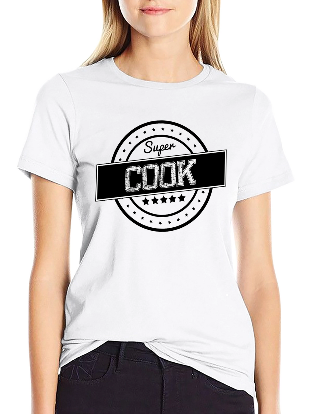 Super Cook Graphic T-Shirt - Black Cotton Tee