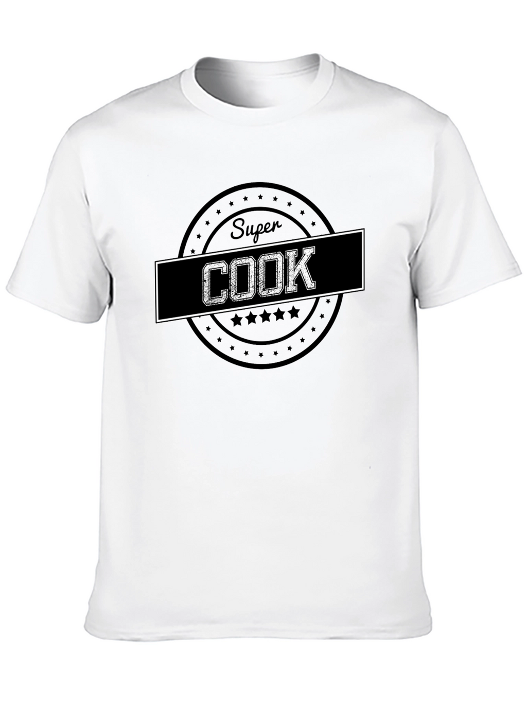 Super Cook Graphic T-Shirt - Black Cotton Tee