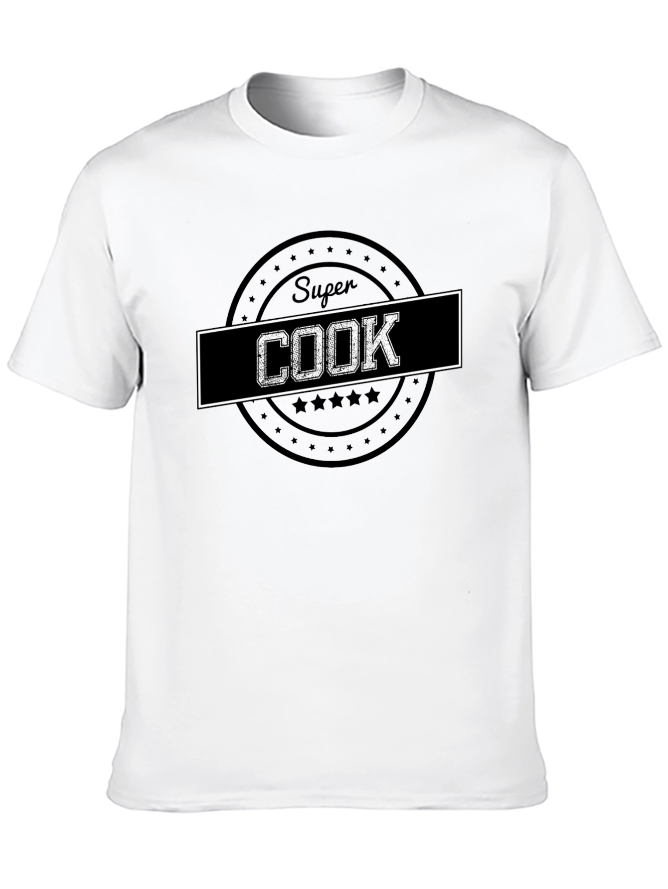 Super Cook Graphic T-Shirt - Black Cotton Tee