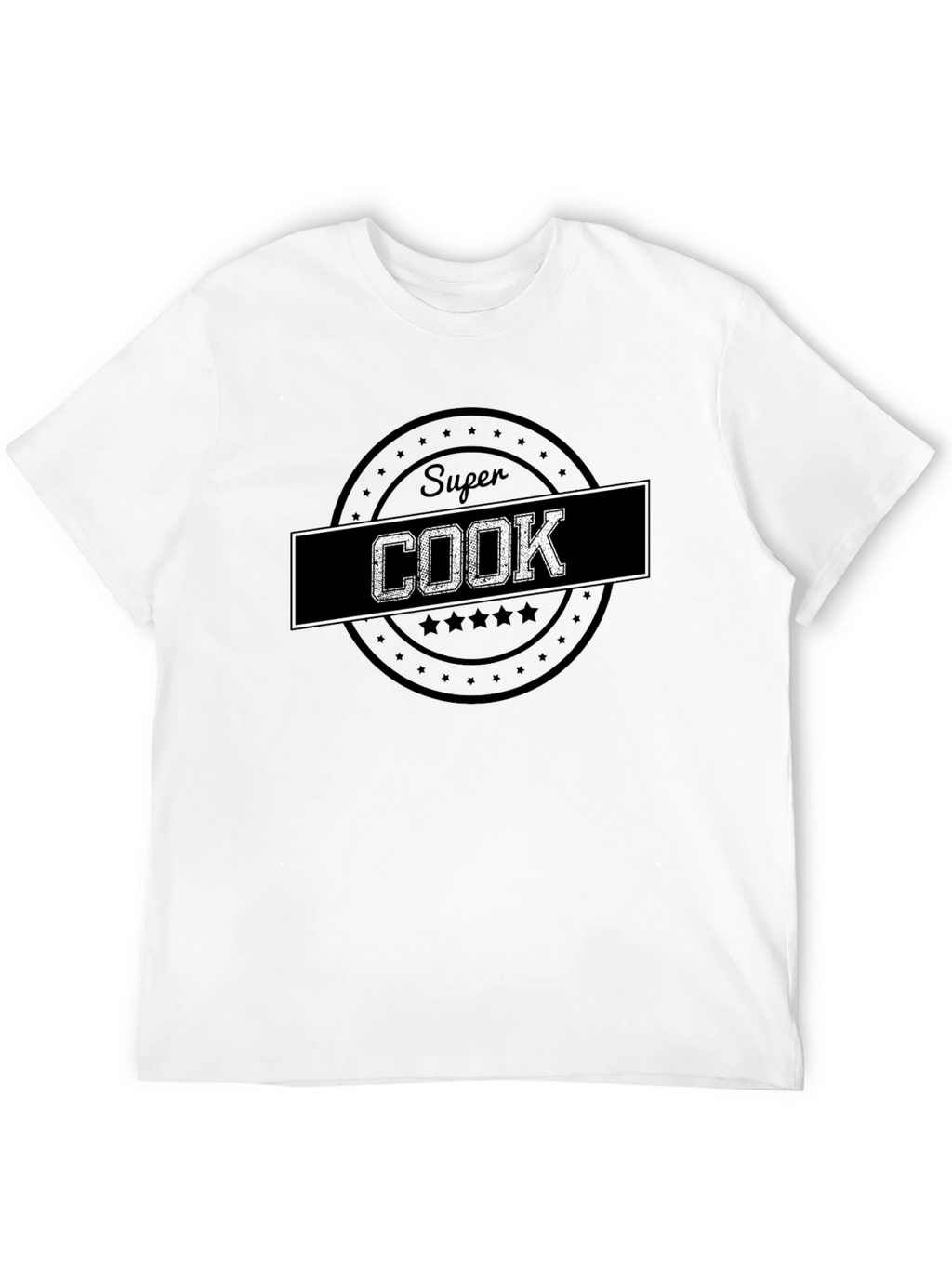 Super Cook Graphic T-Shirt - Black Cotton Tee