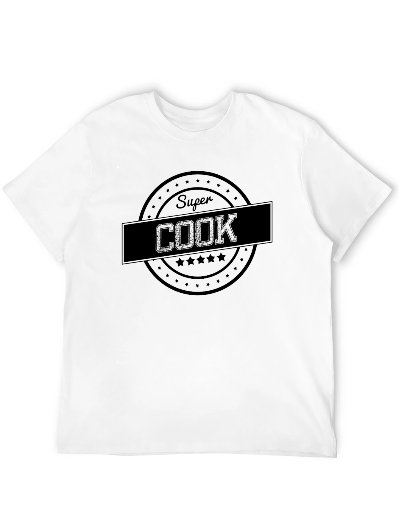 Super Cook Graphic T-Shirt - Black Cotton Tee