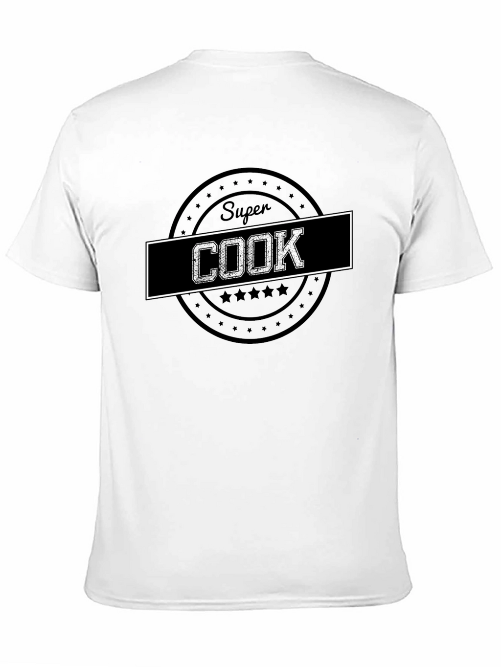 Super Cook Graphic T-Shirt - Black Cotton Tee