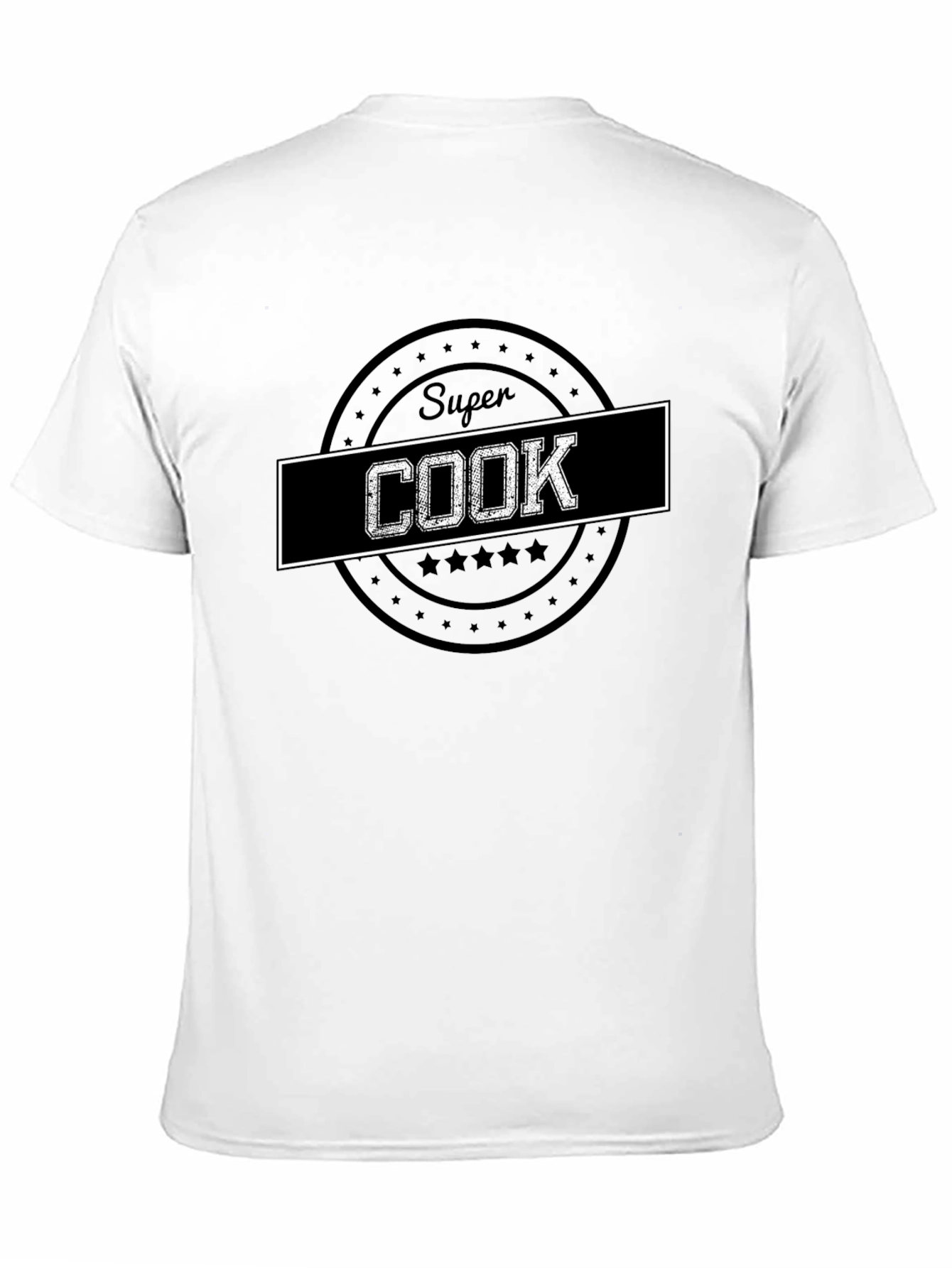Super Cook Graphic T-Shirt - Black Cotton Tee