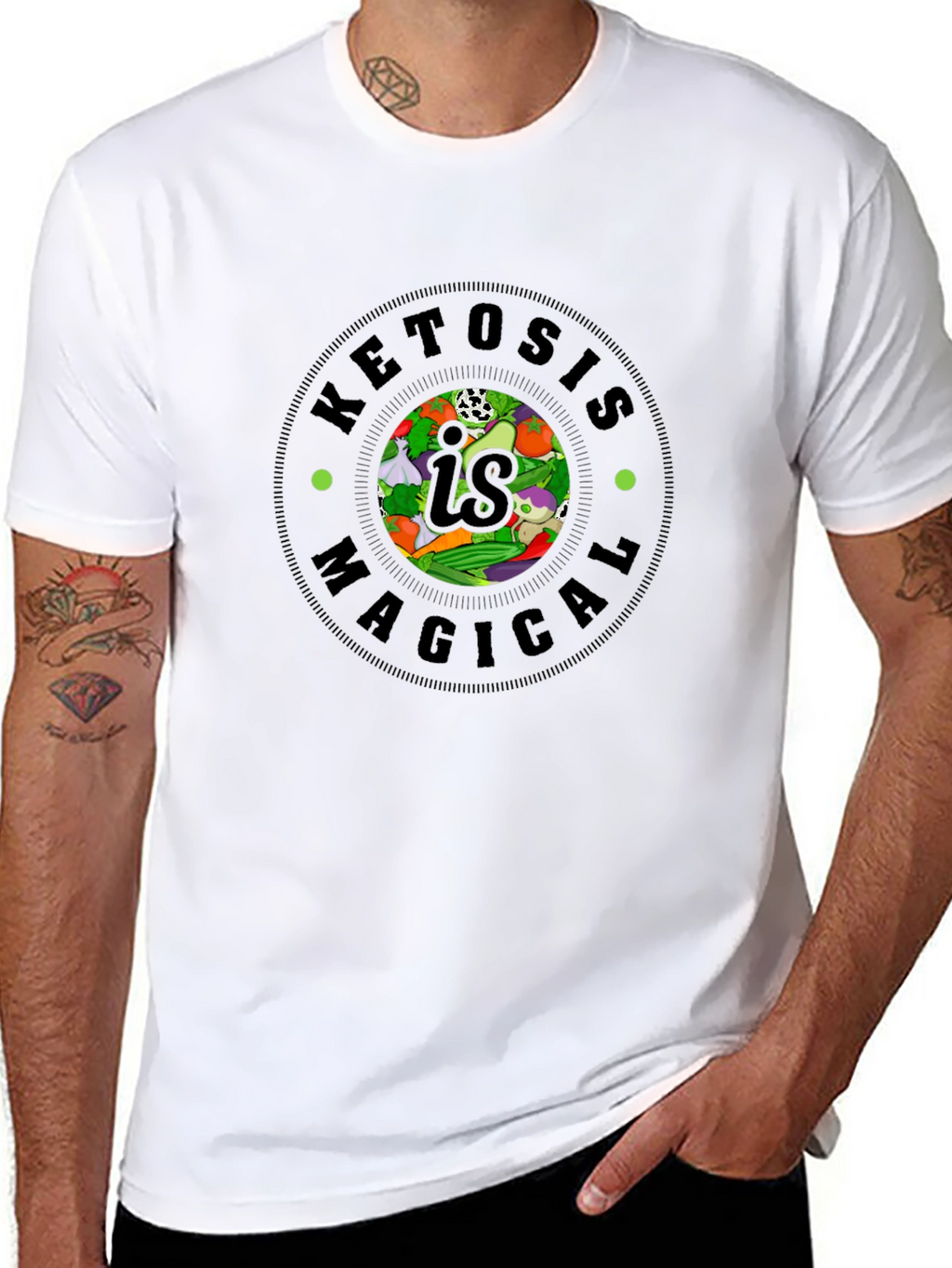 Ketosis Is Magical Black T-Shirt