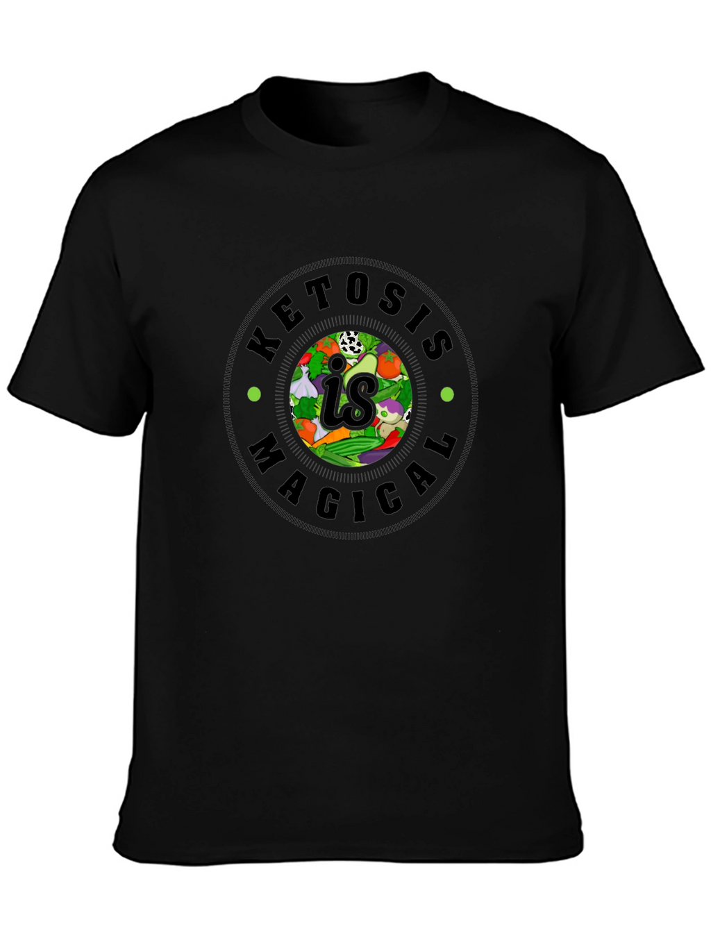 Ketosis Is Magical Black T-Shirt