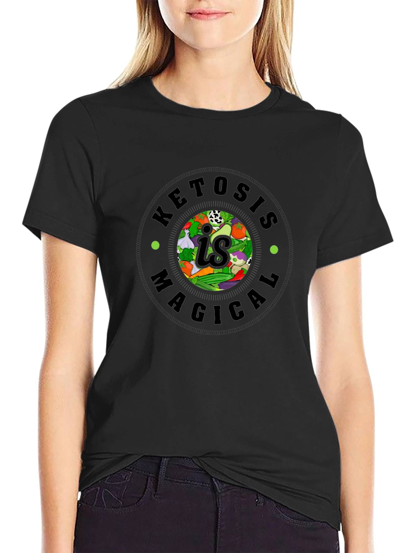 Ketosis Is Magical Black T-Shirt
