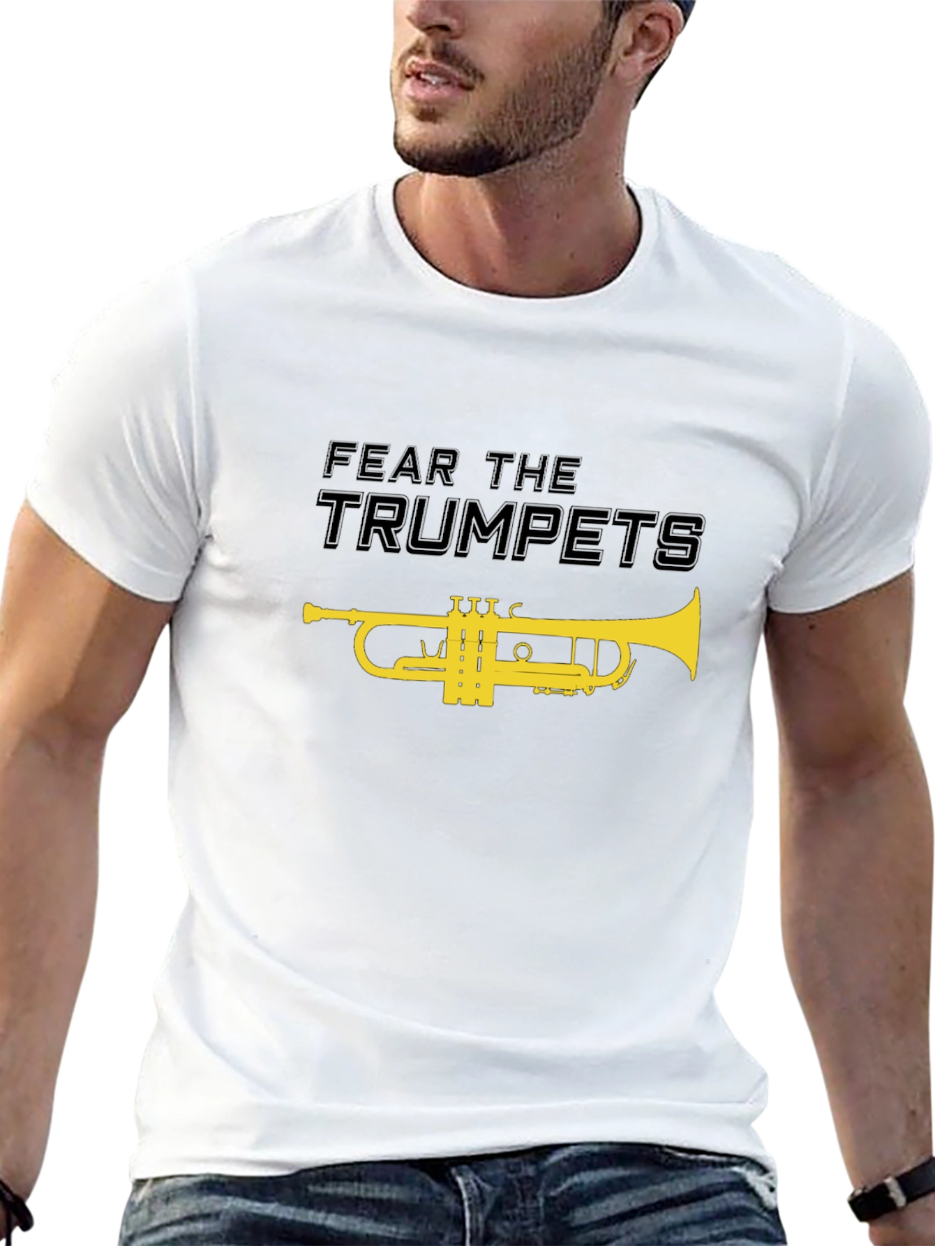 Fear the Trumpets T-Shirt - Novelty Music Tee