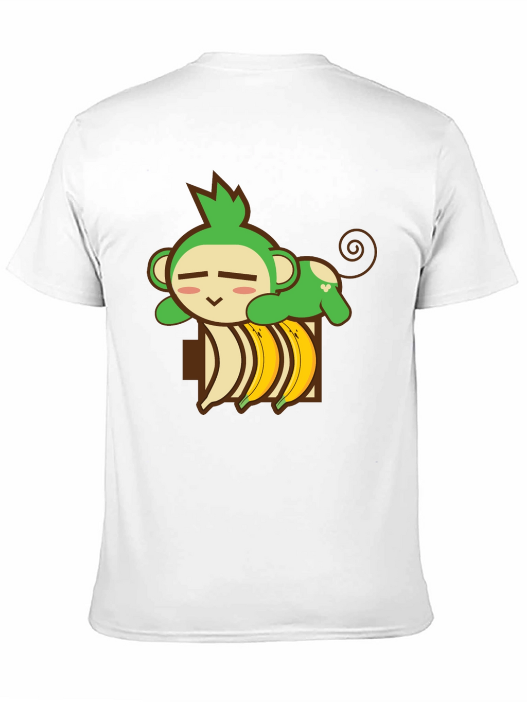 Monkey Banana Nap T-Shirt - Cute Cartoon Tee