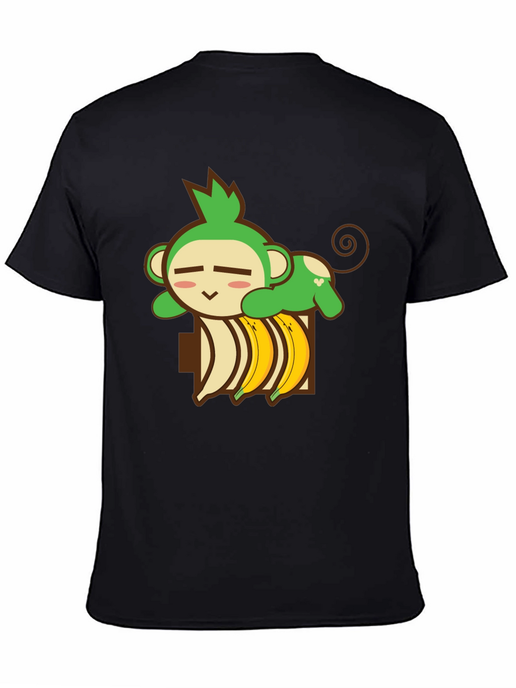 Monkey Banana Nap T-Shirt - Cute Cartoon Tee