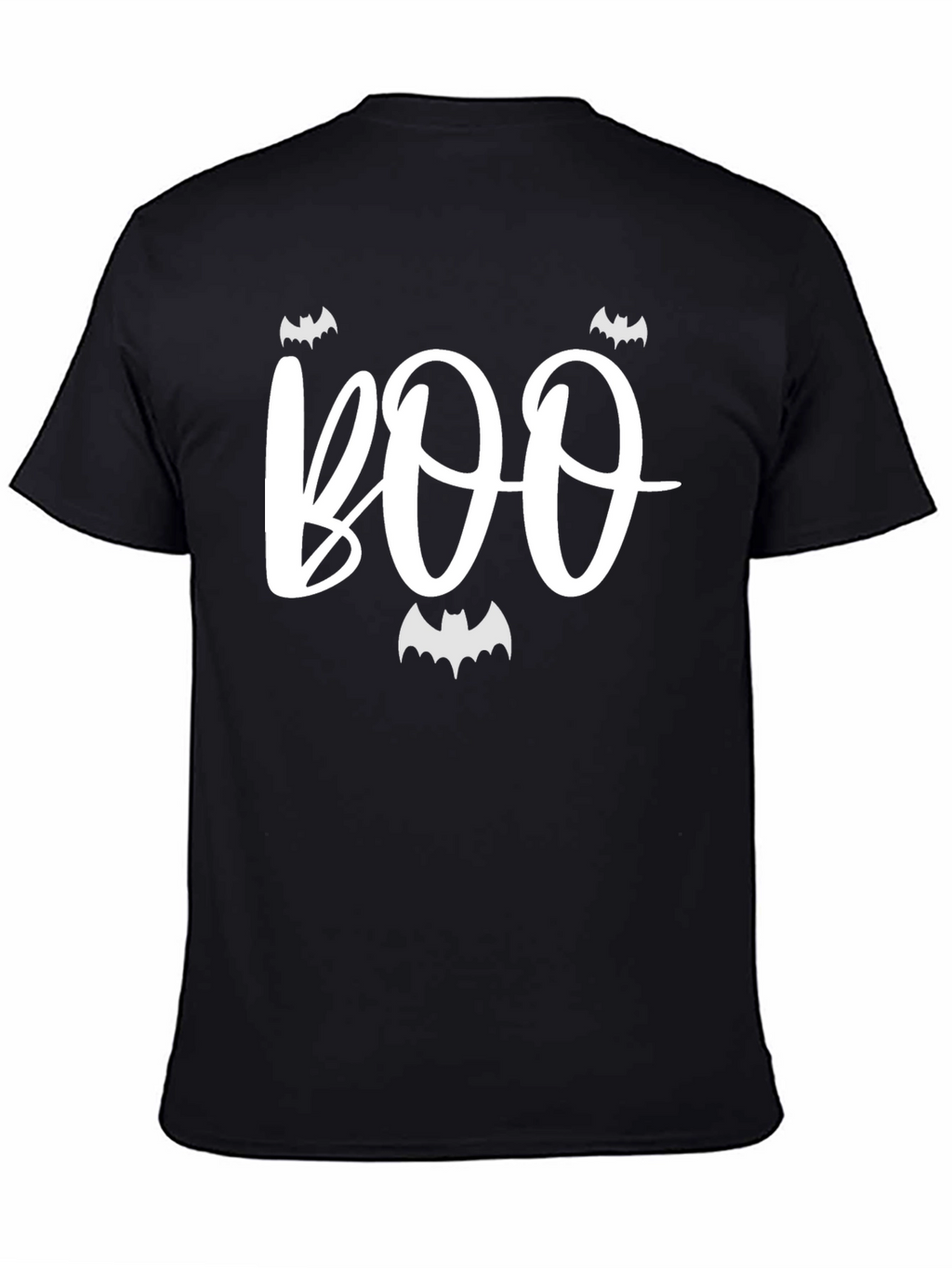 Boo Halloween Graphic Tee - Black Unisex T-Shirt