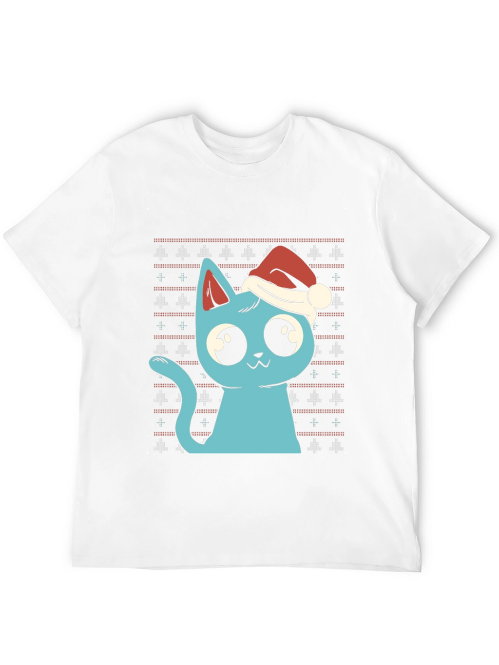 Festive Cat Christmas T-Shirt