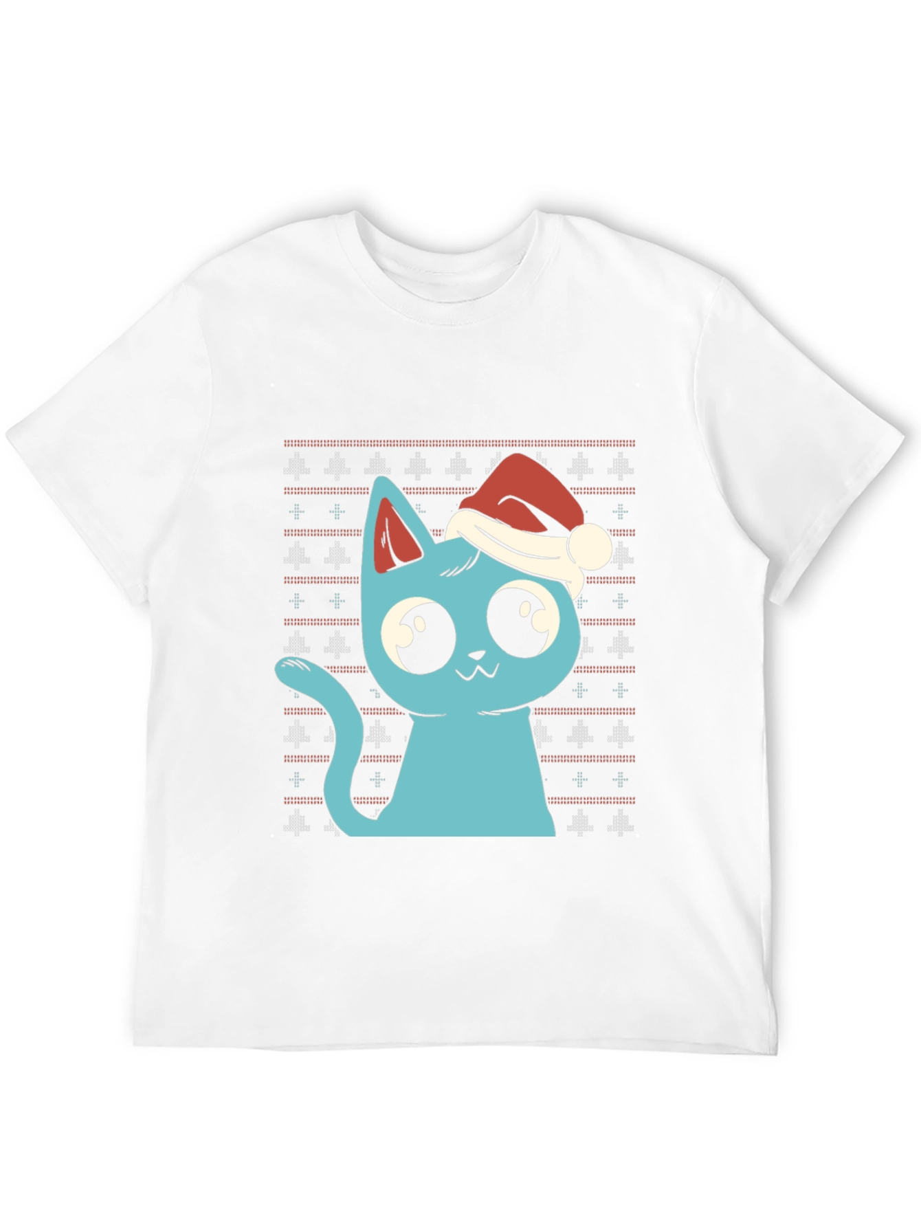 Festive Cat Christmas T-Shirt