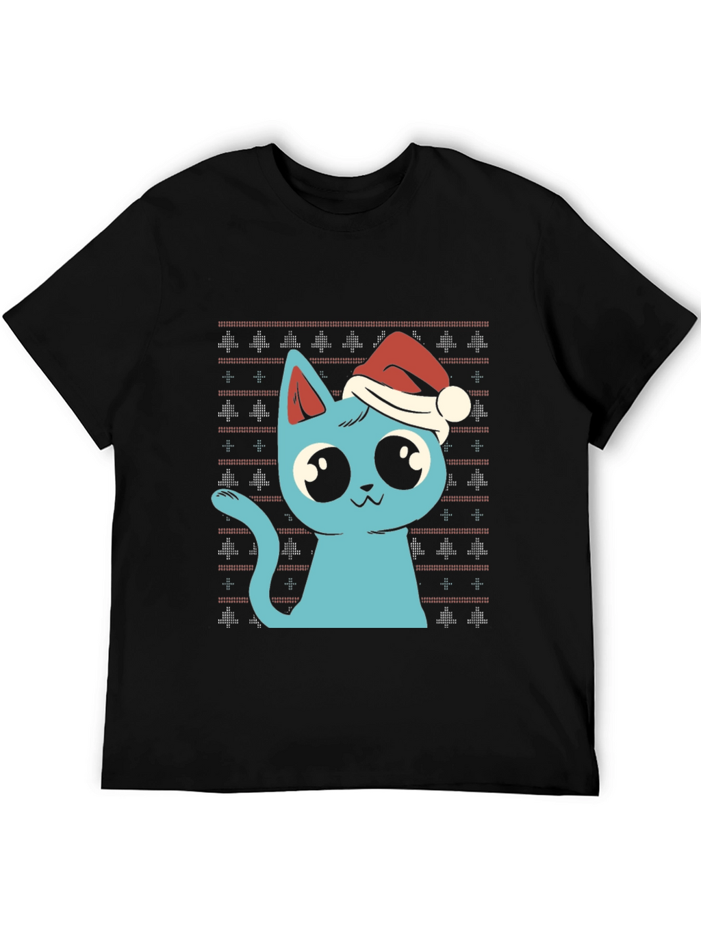 Festive Cat Christmas T-Shirt