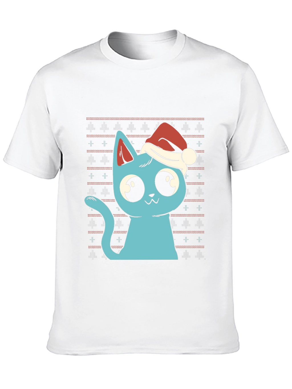 Festive Cat Christmas T-Shirt