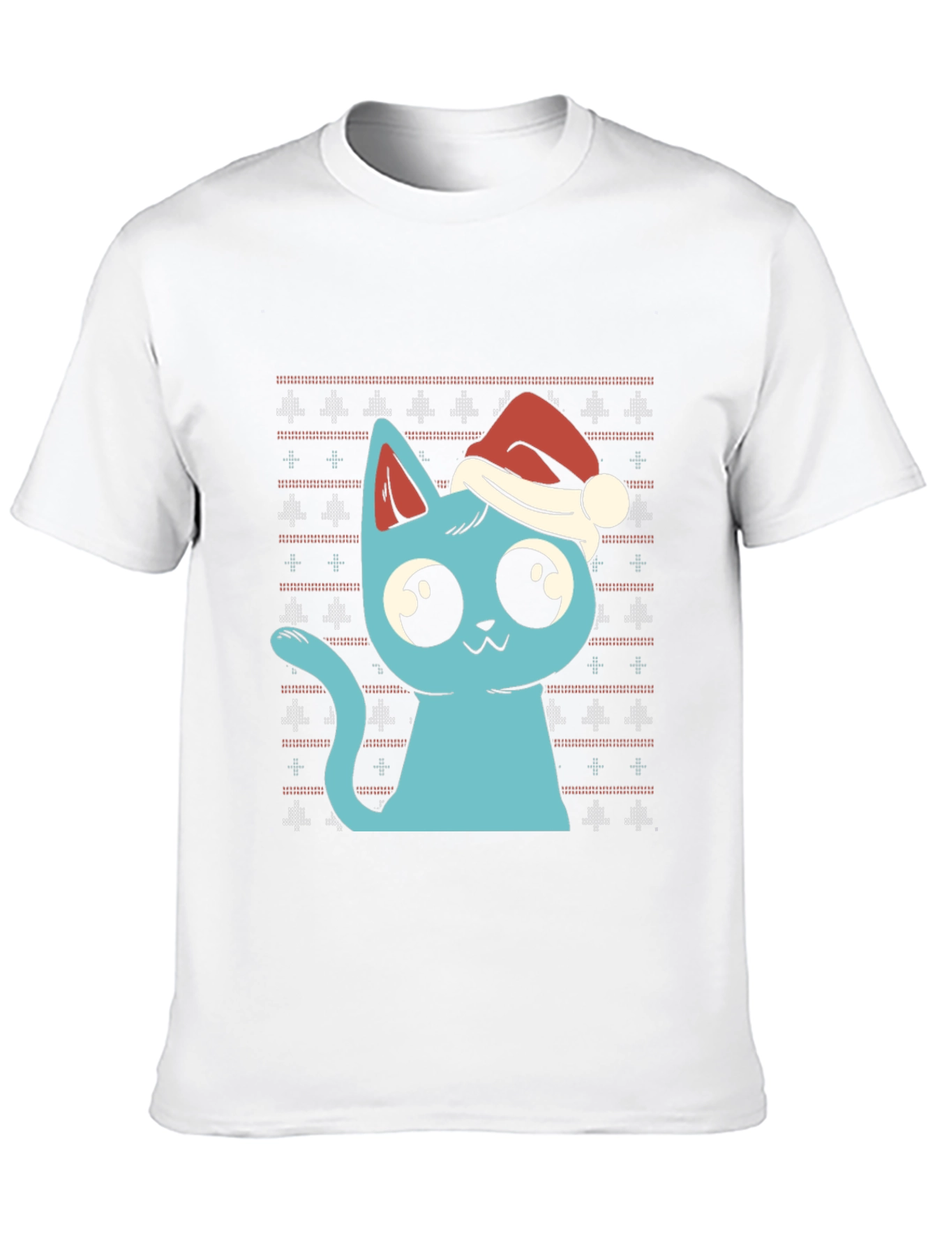 Festive Cat Christmas T-Shirt