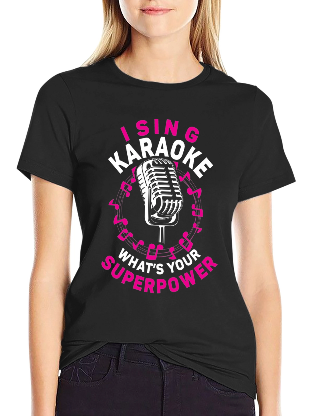 Karaoke Superpower T-Shirt - Sing Your Heart Out!