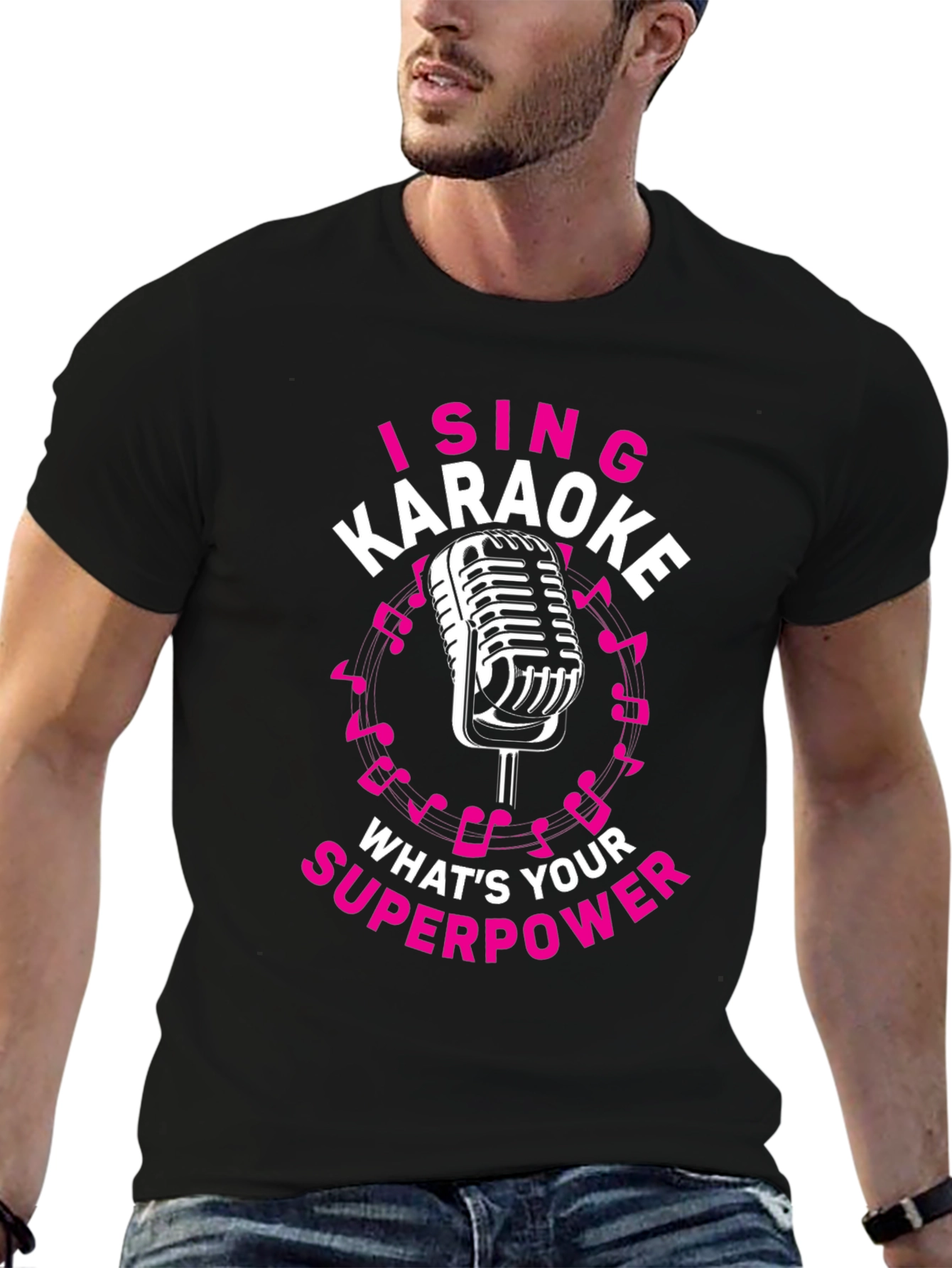 Karaoke Superpower T-Shirt - Sing Your Heart Out!