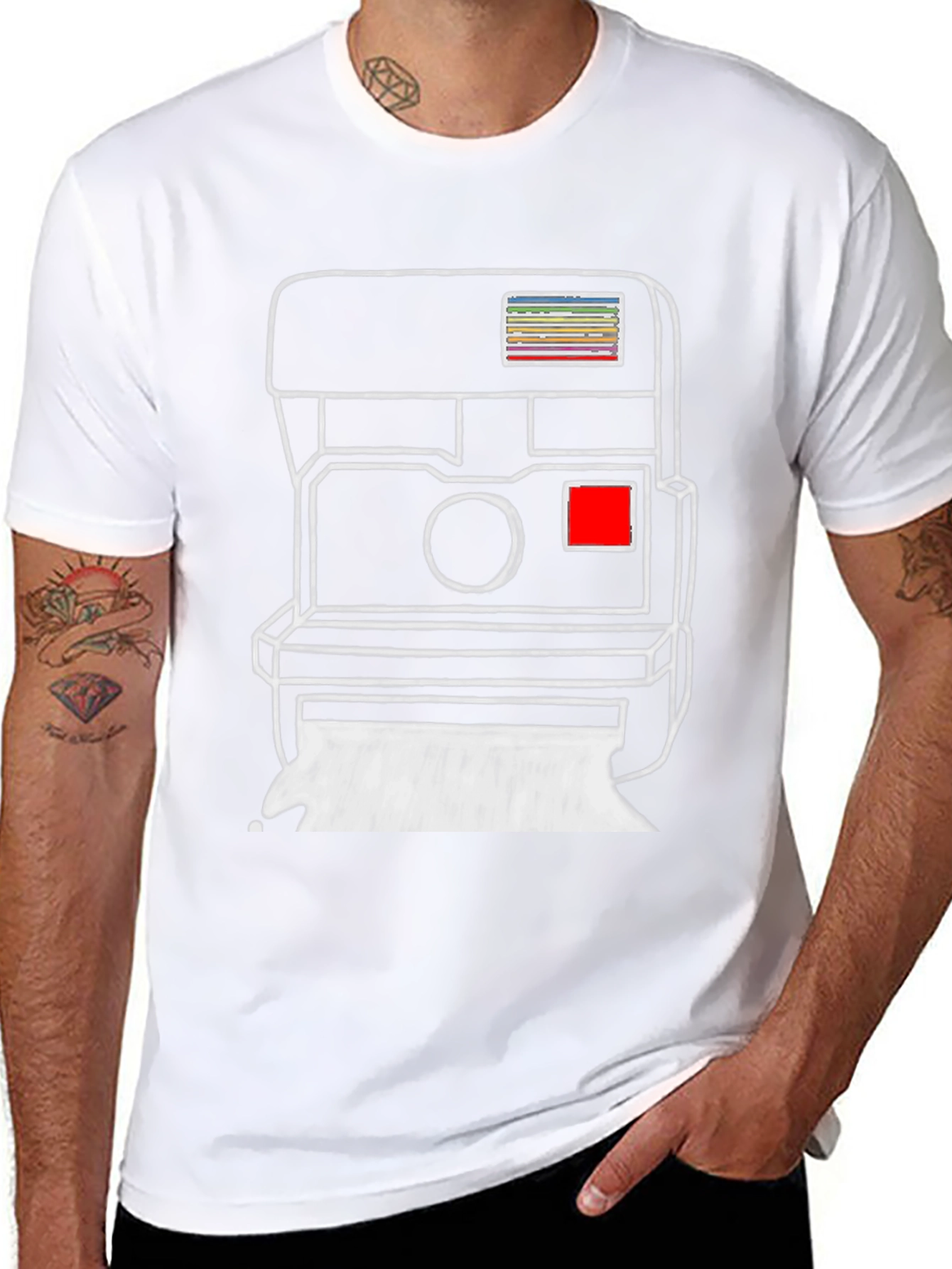 Retro Camera Graphic Tee - Unisex