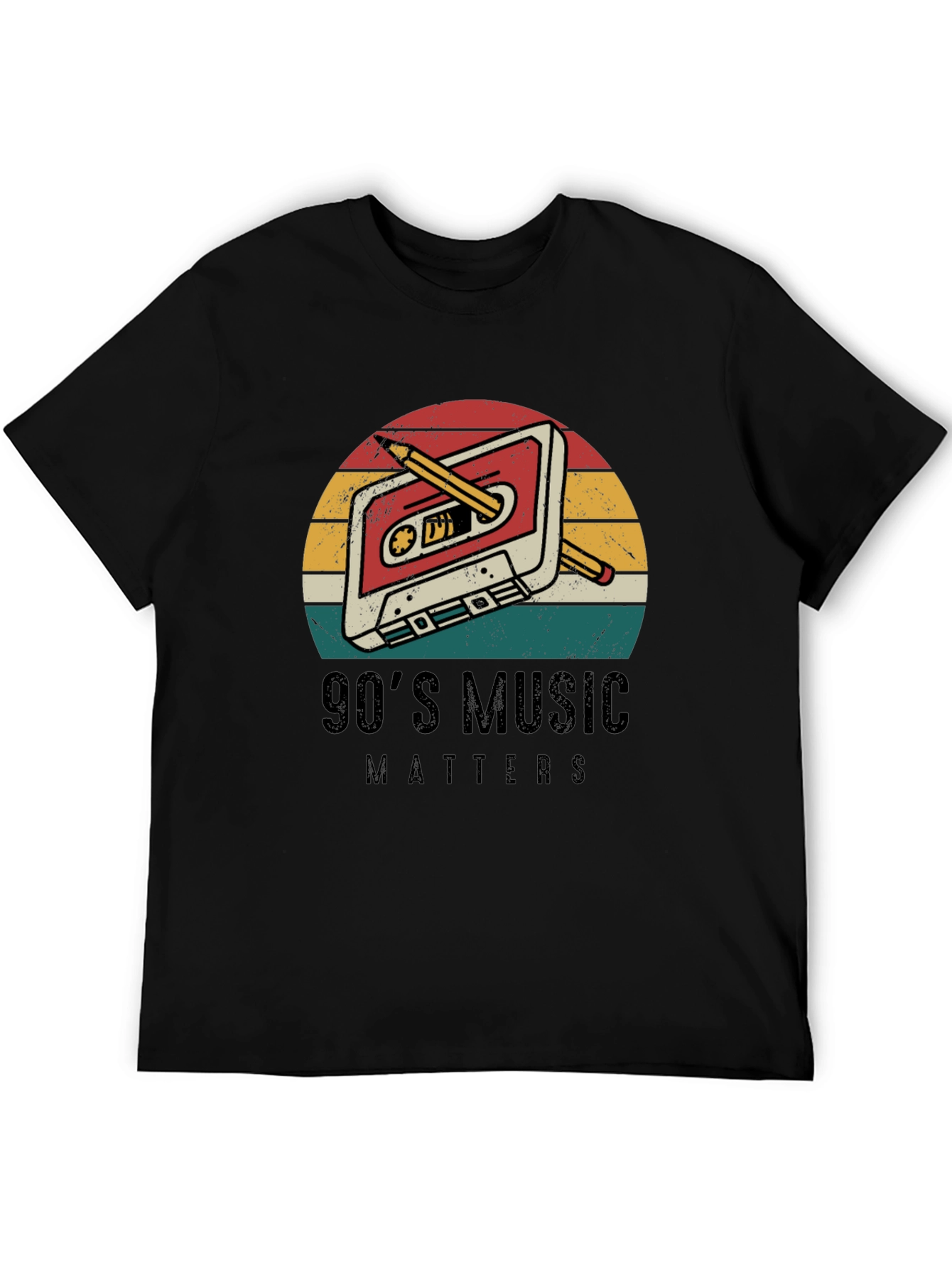 90s Music Matters Retro Cassette Tape T-Shirt