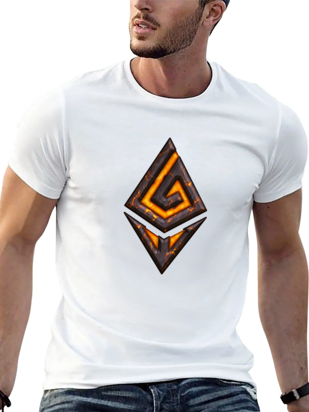 Lava Stone Geometric T-Shirt