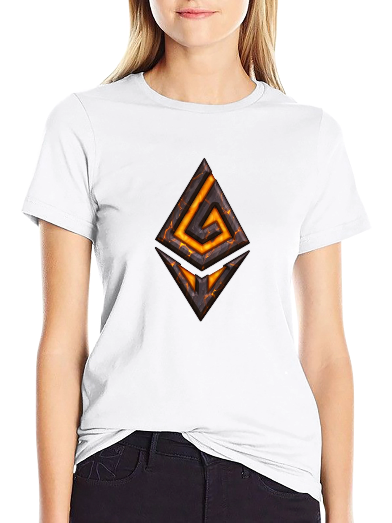 Lava Stone Geometric T-Shirt