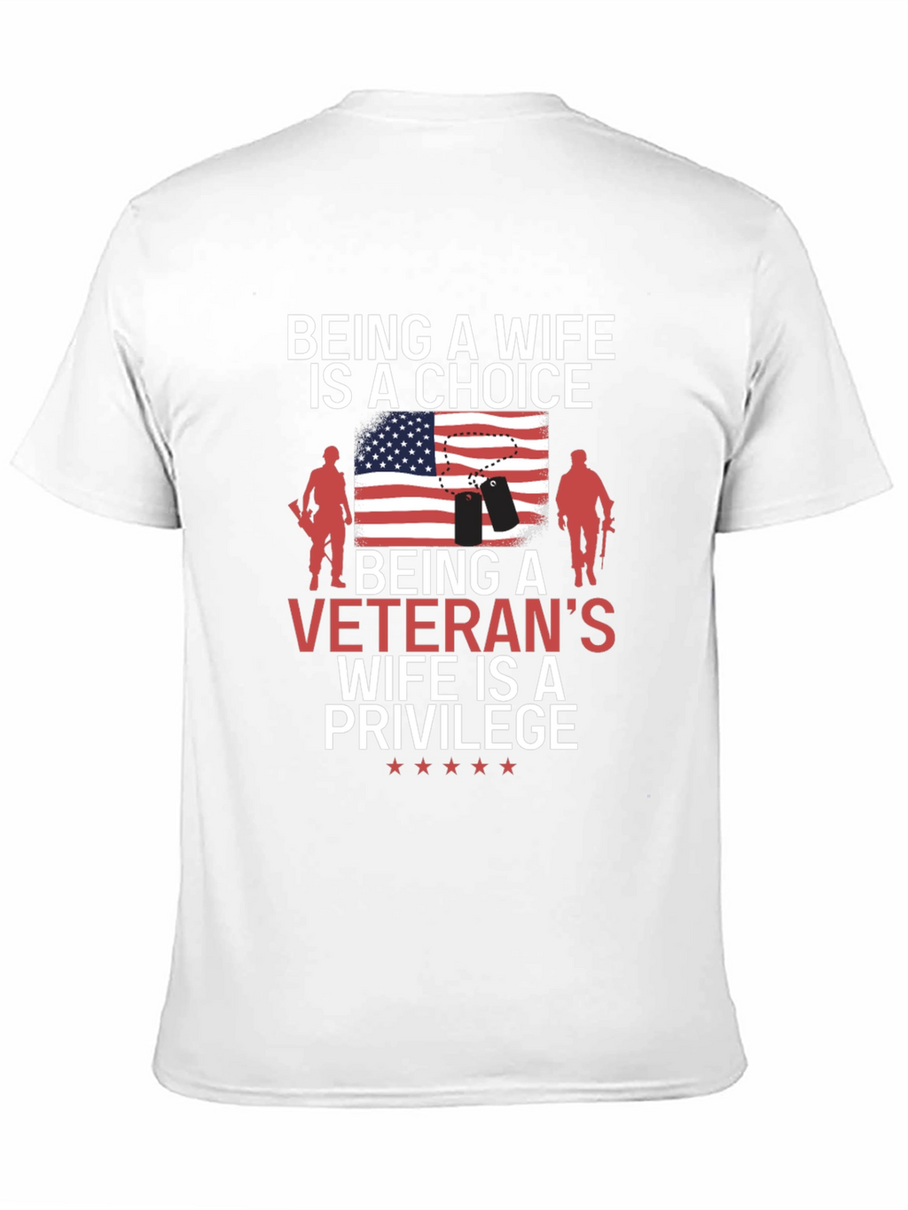 Veterans Wife Choice T-Shirt